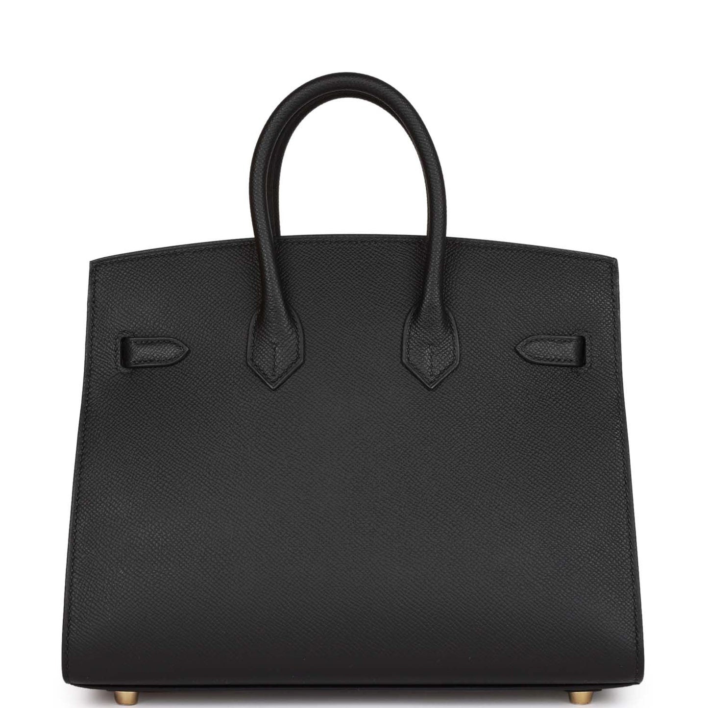 Hermes Birkin 25 Sellier Black Epsom Gold Hardware