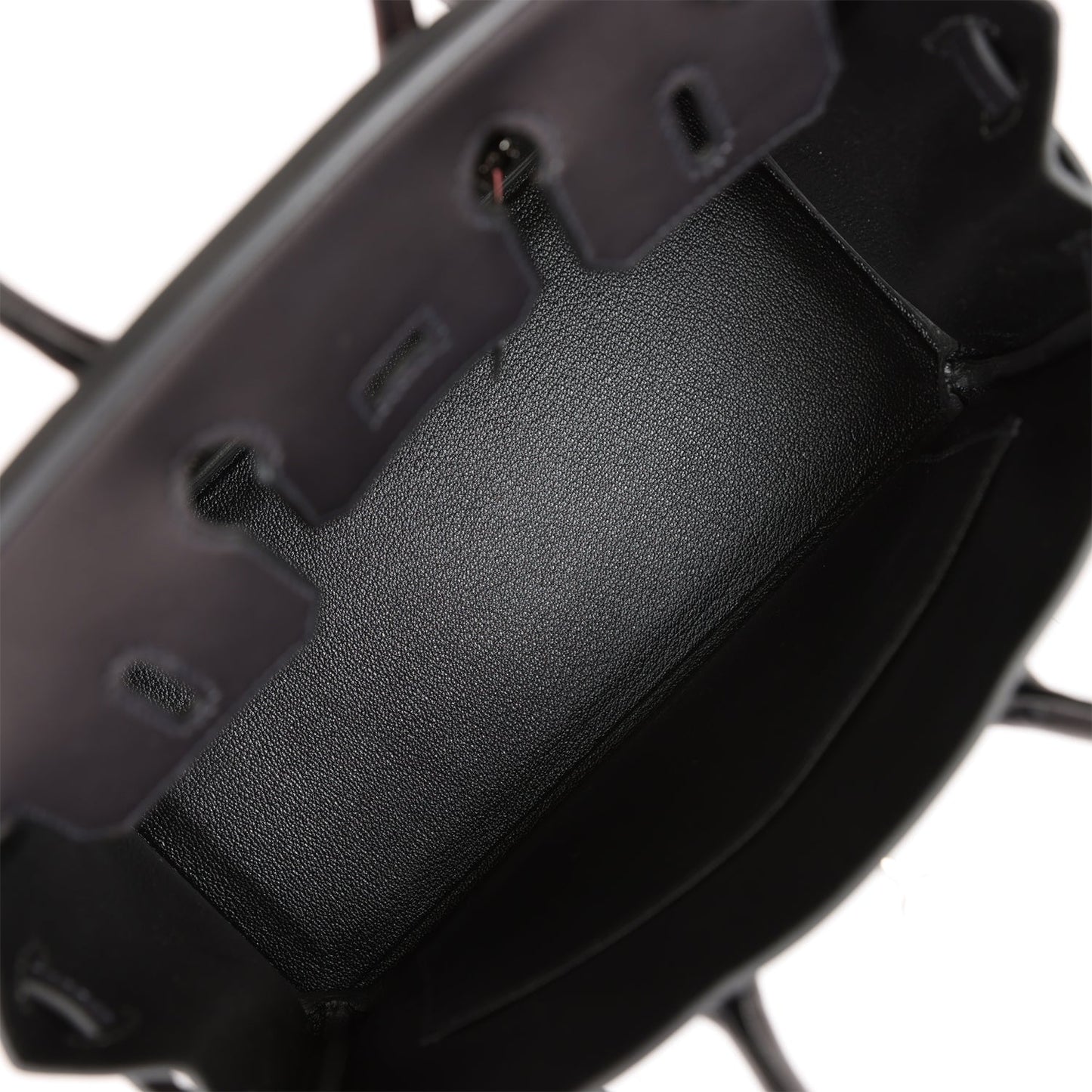 Luxury Hermes Limited Edition Birkin Rock 25 Black Volupto Palladium Hardware
