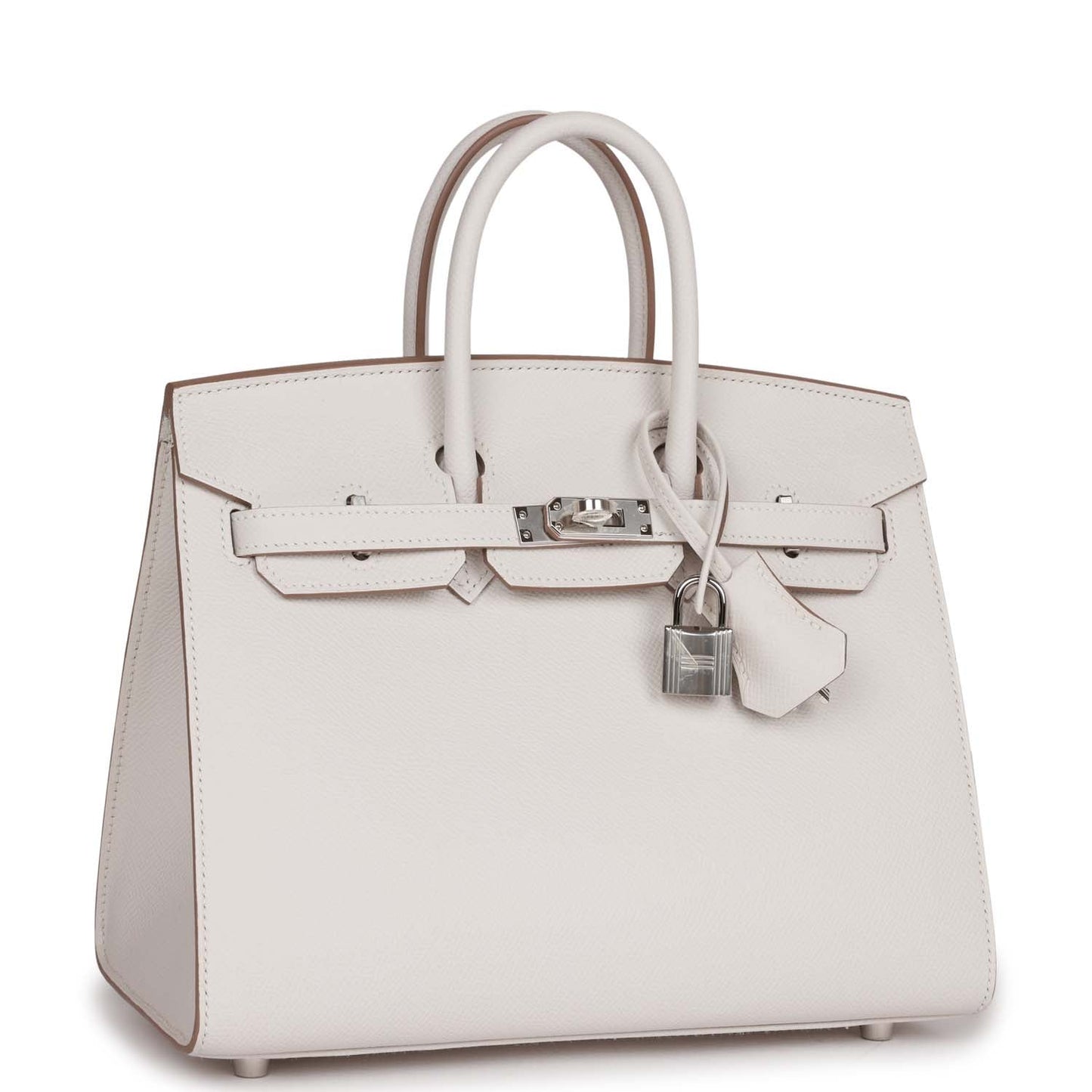 Hermes Birkin 25 Sellier Gris Pale Epsom Palladium Hardware