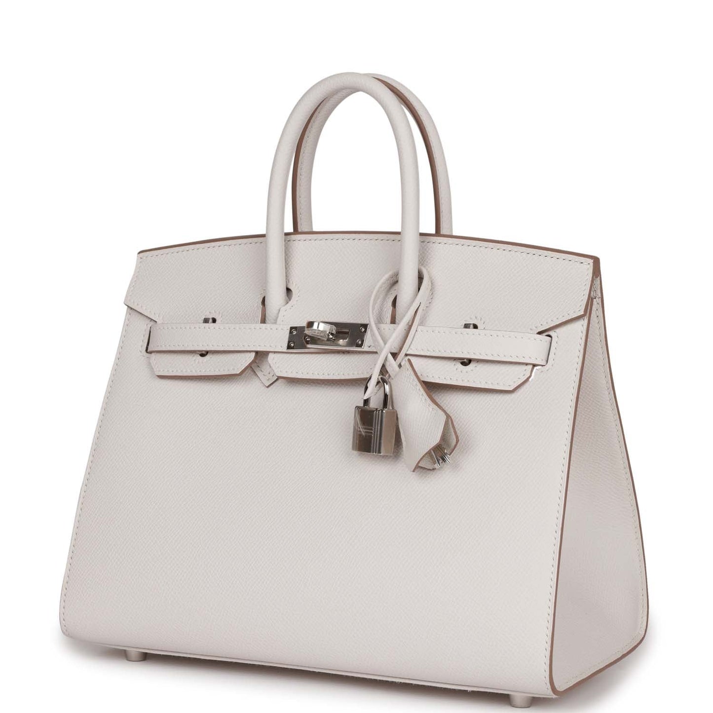 Hermes Birkin 25 Sellier Gris Pale Epsom Palladium Hardware