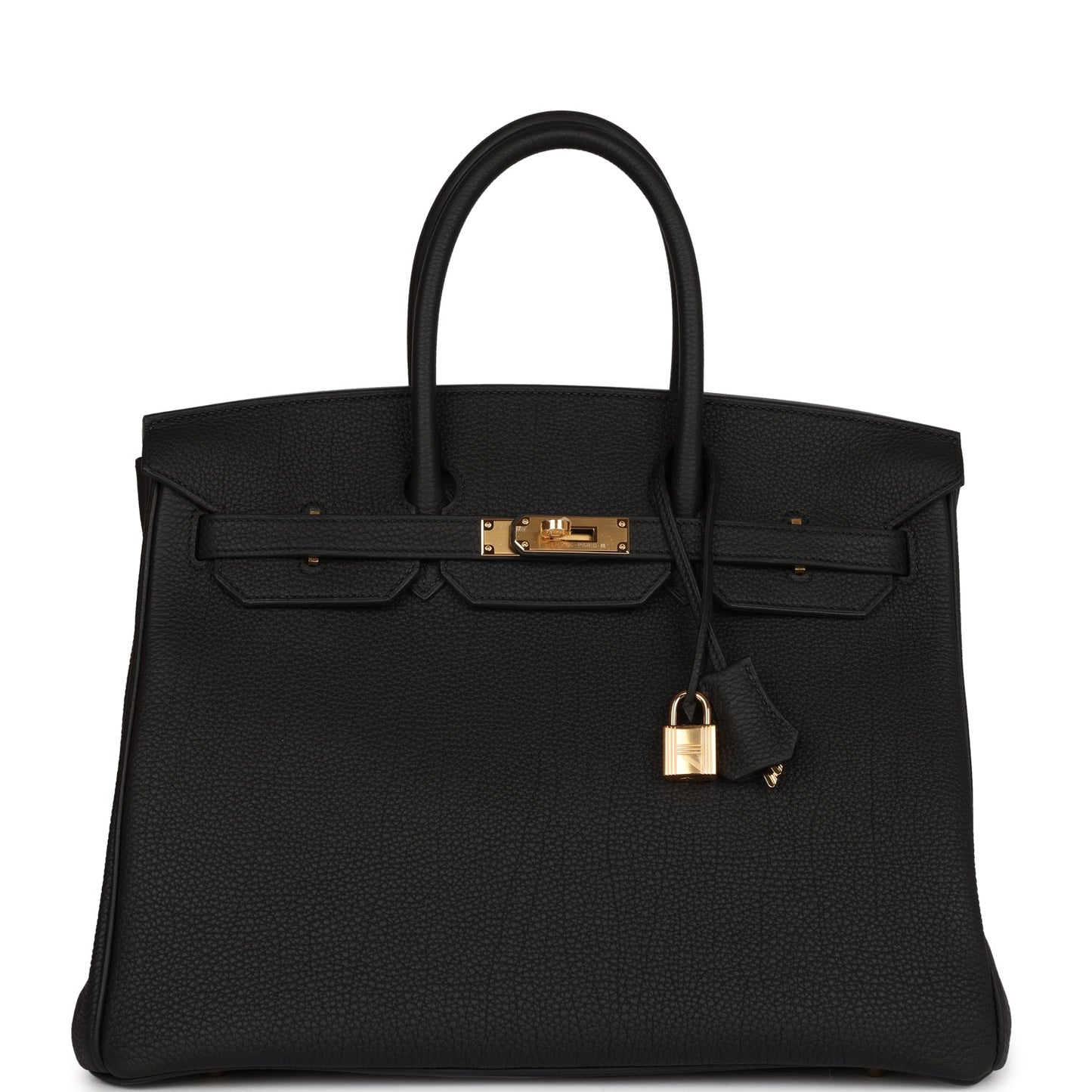 Luxury Hermes Birkin 35 Black Togo Gold Hardware