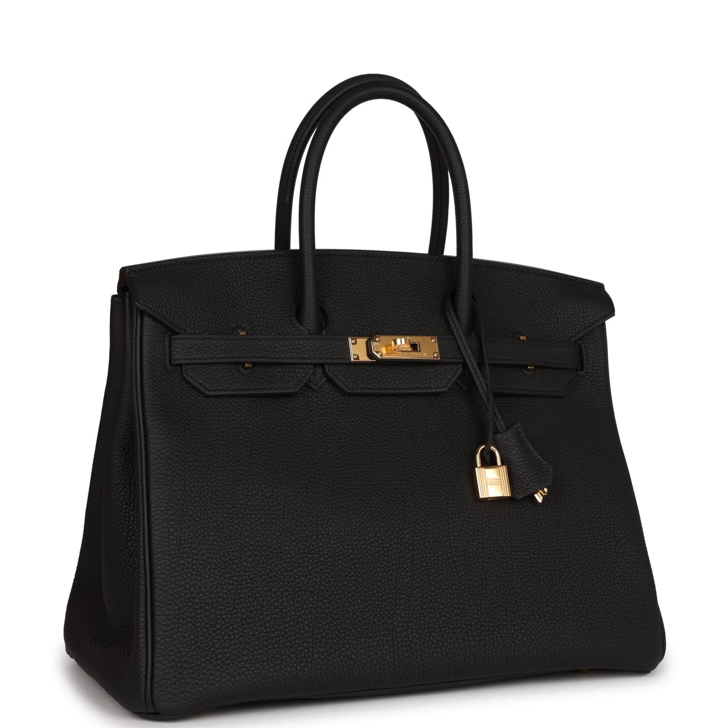 Luxury Hermes Birkin 35 Black Togo Gold Hardware