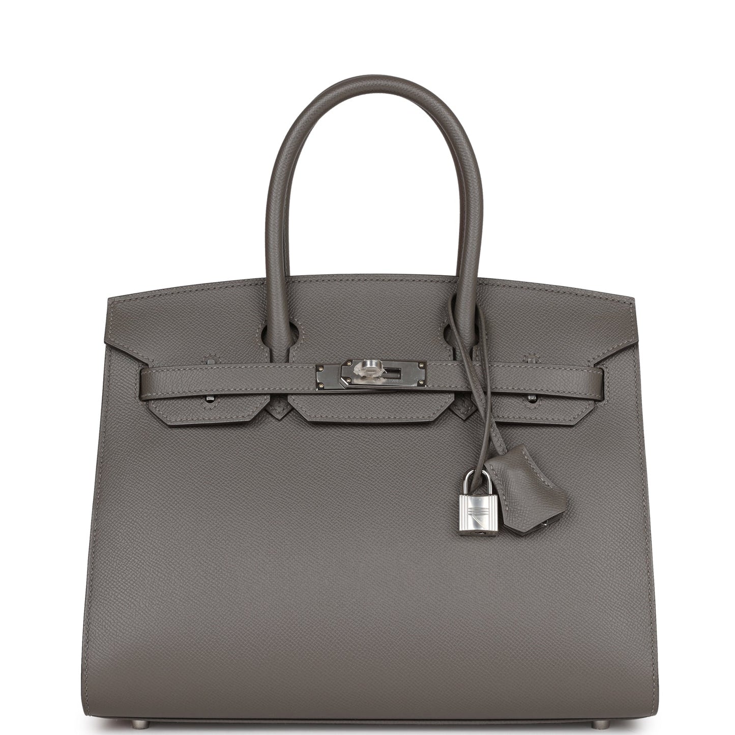 Hermes Birkin 30 Sellier Gris Meyer Epsom Palladium Hardware