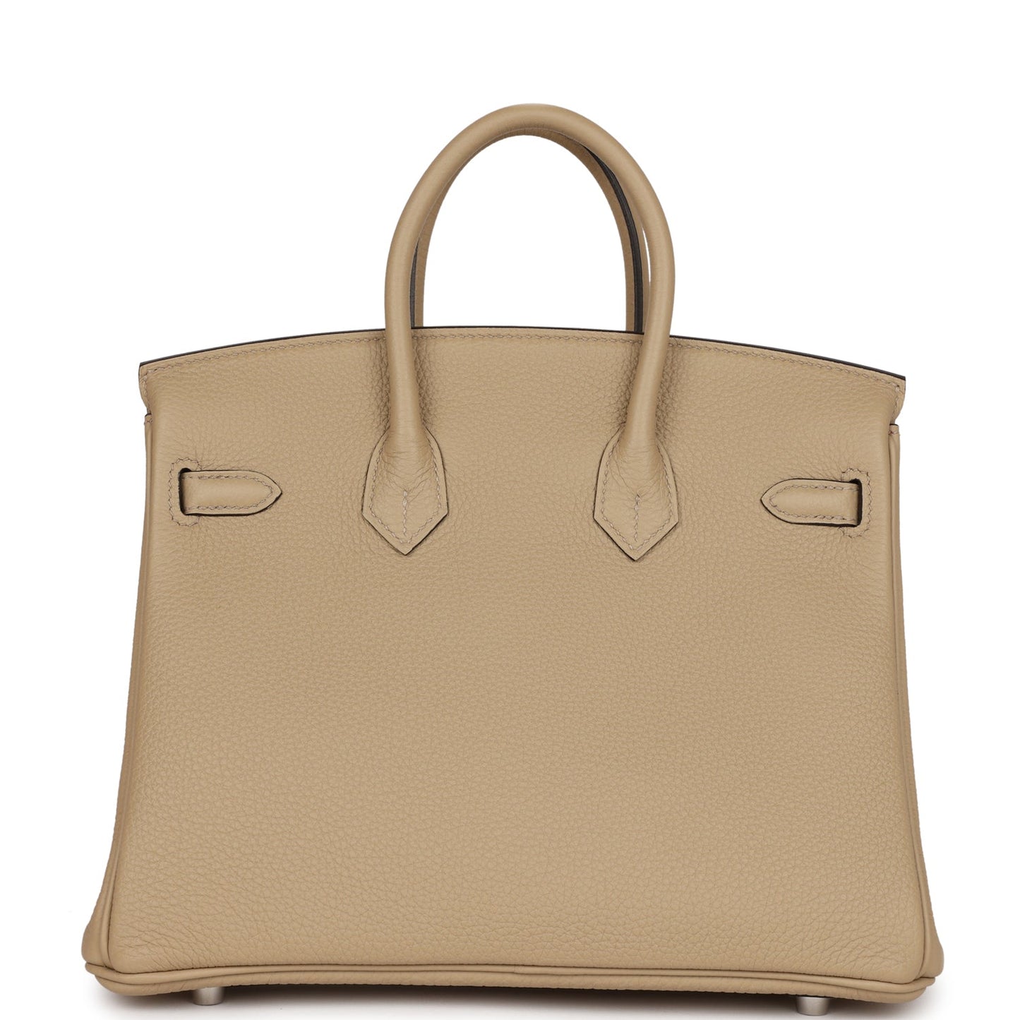 Luxury Hermes Birkin 25 Trench Verso Togo Palladium Hardware