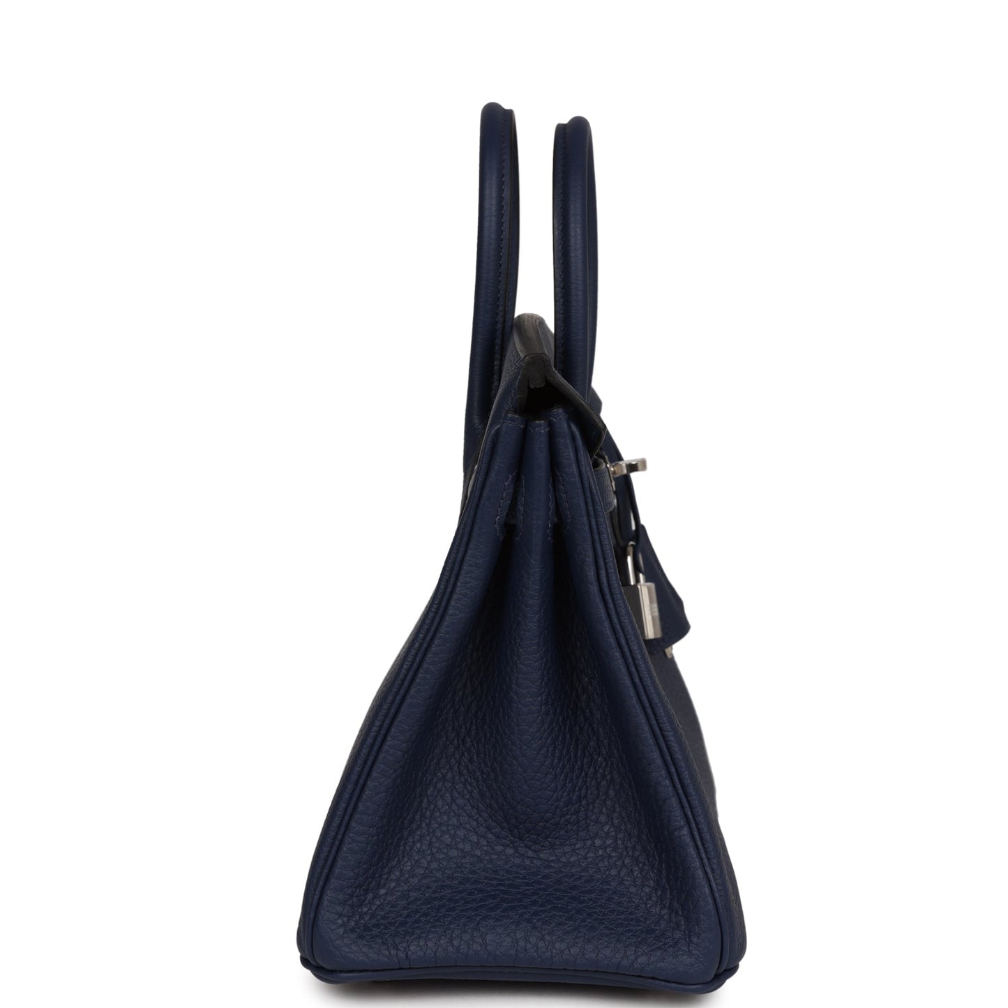 Luxury Hermes Birkin 25 Bleu Navy Togo Palladium Hardware