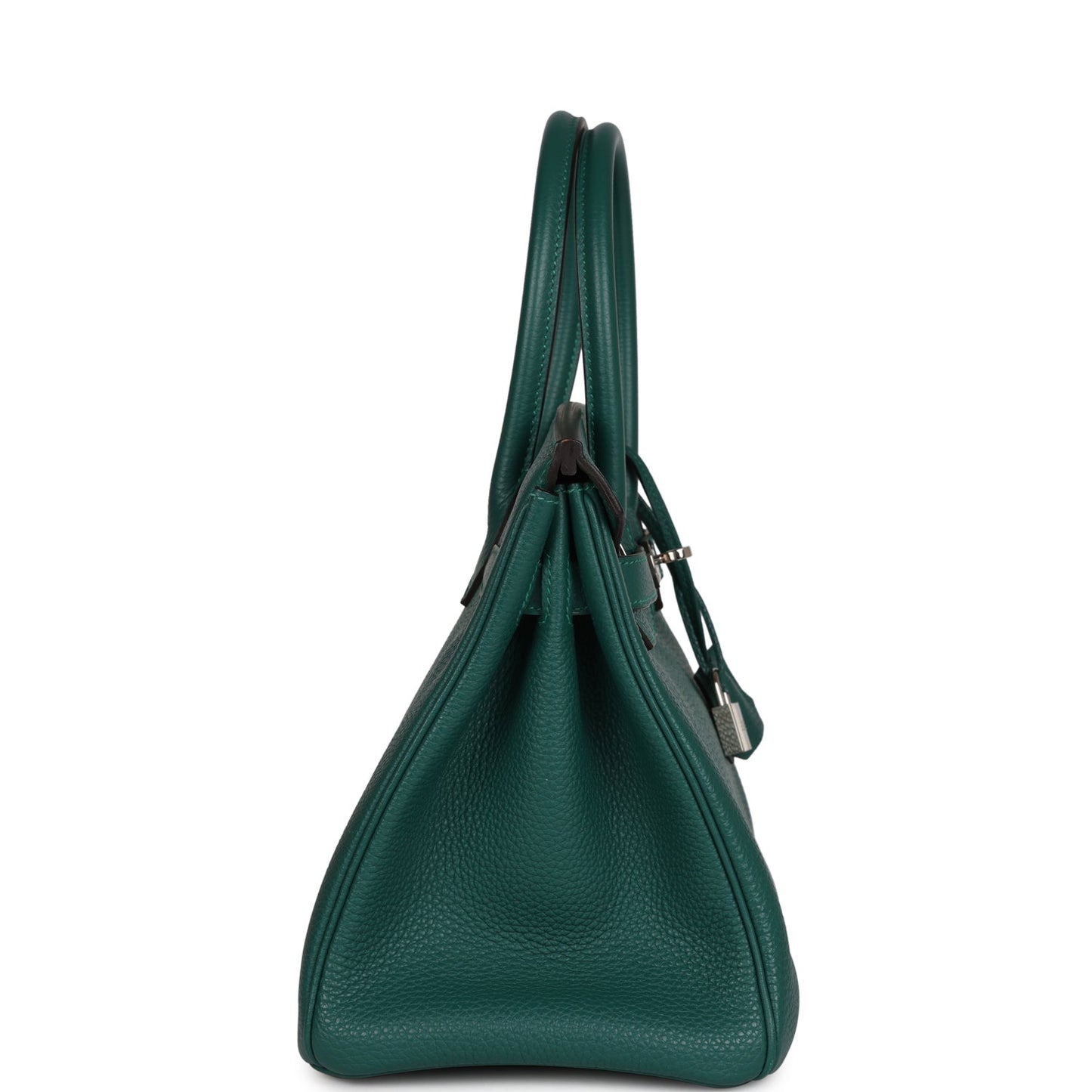 Top Quality Luxury Hermes Birkin 30 Malachite Togo Palladium Hardware