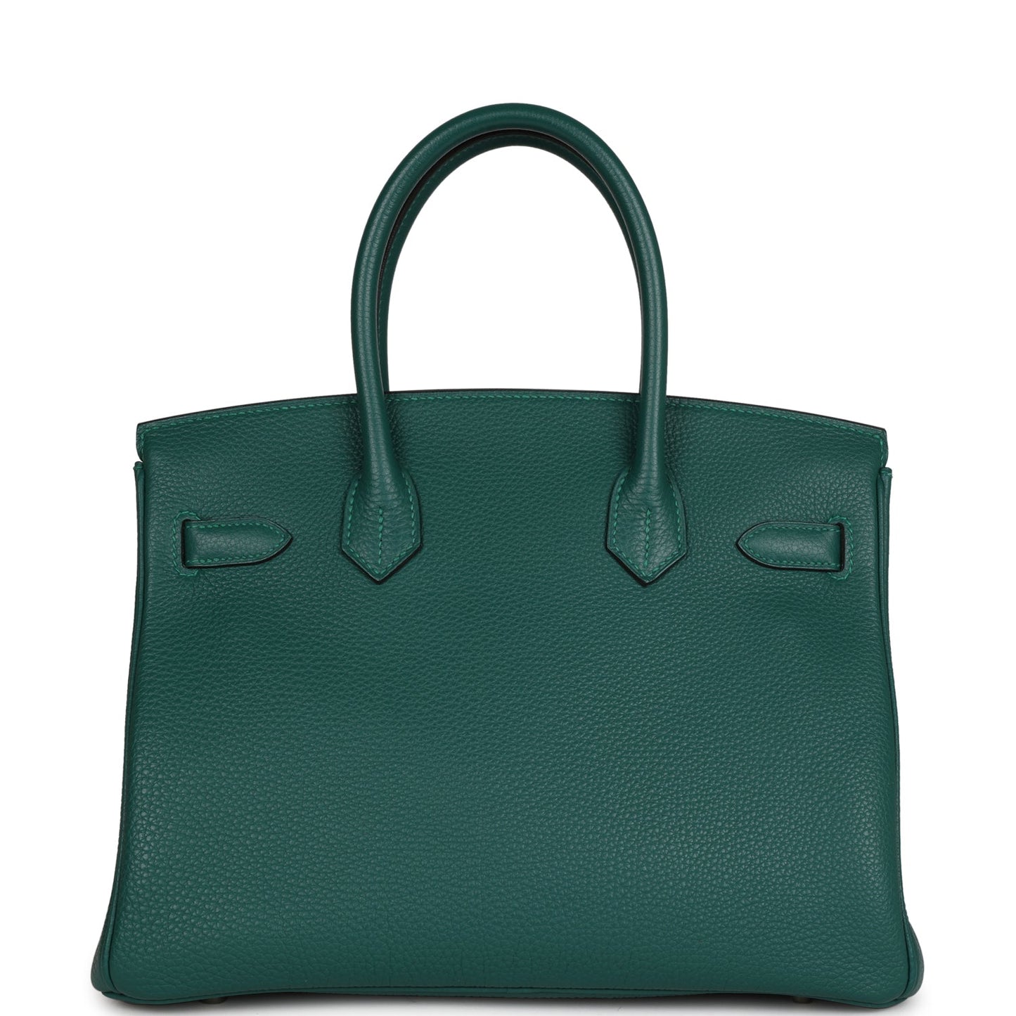 Top Quality Luxury Hermes Birkin 30 Malachite Togo Palladium Hardware