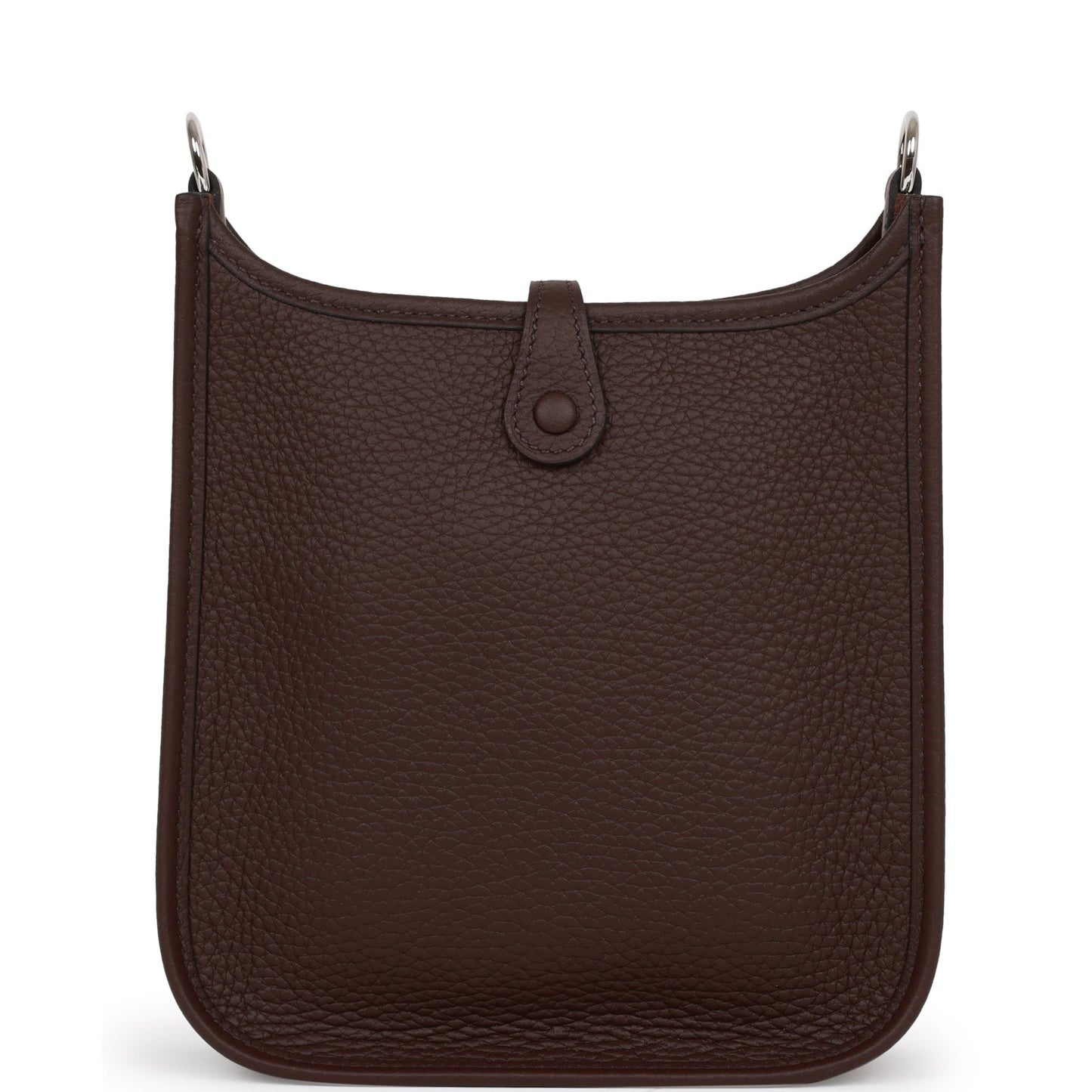 Luxury Hermes Evelyne TPM Rouge Sellier Clemence Palladium Hardware