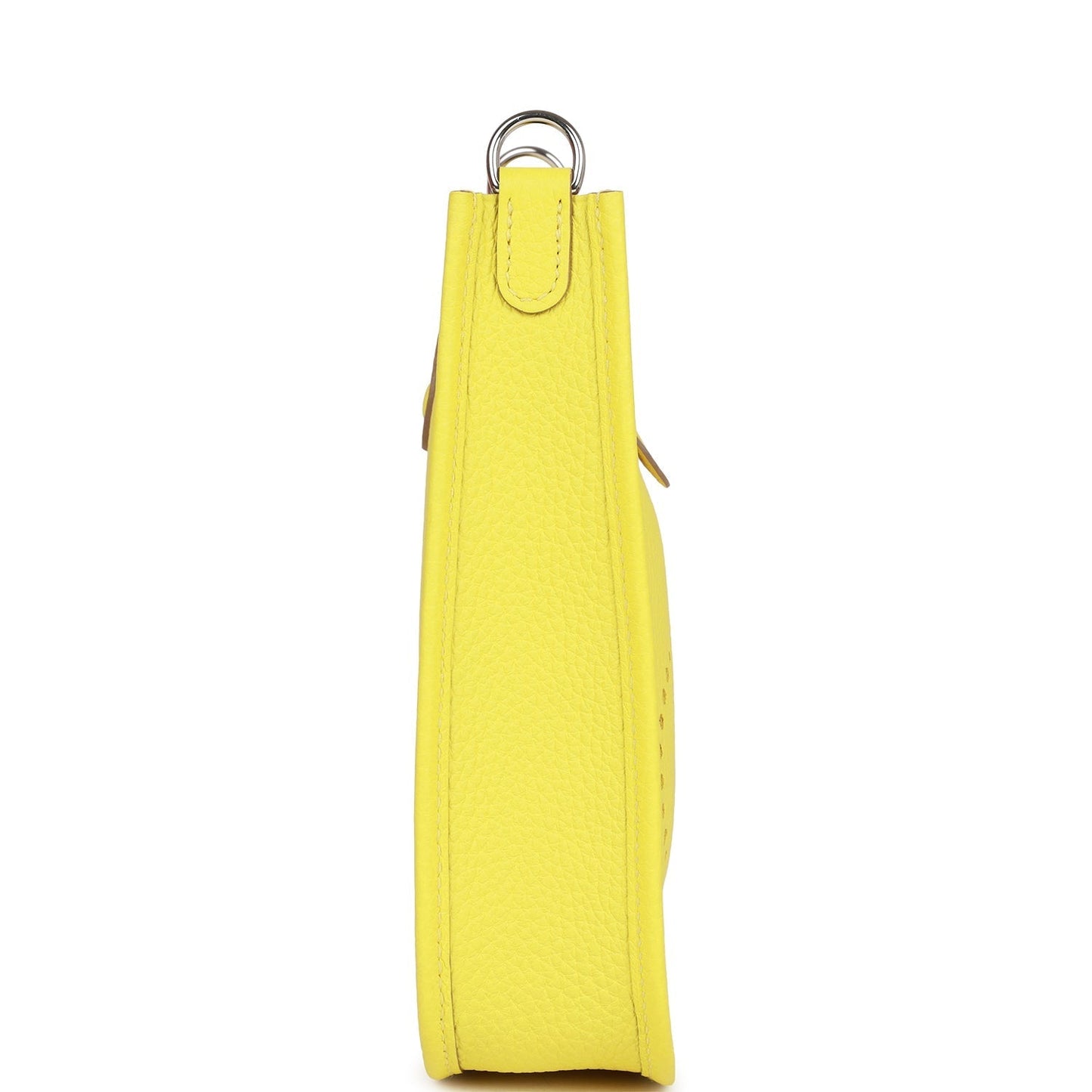 Luxury Hermes Evelyne TPM Lime Clemence Palladium Hardware