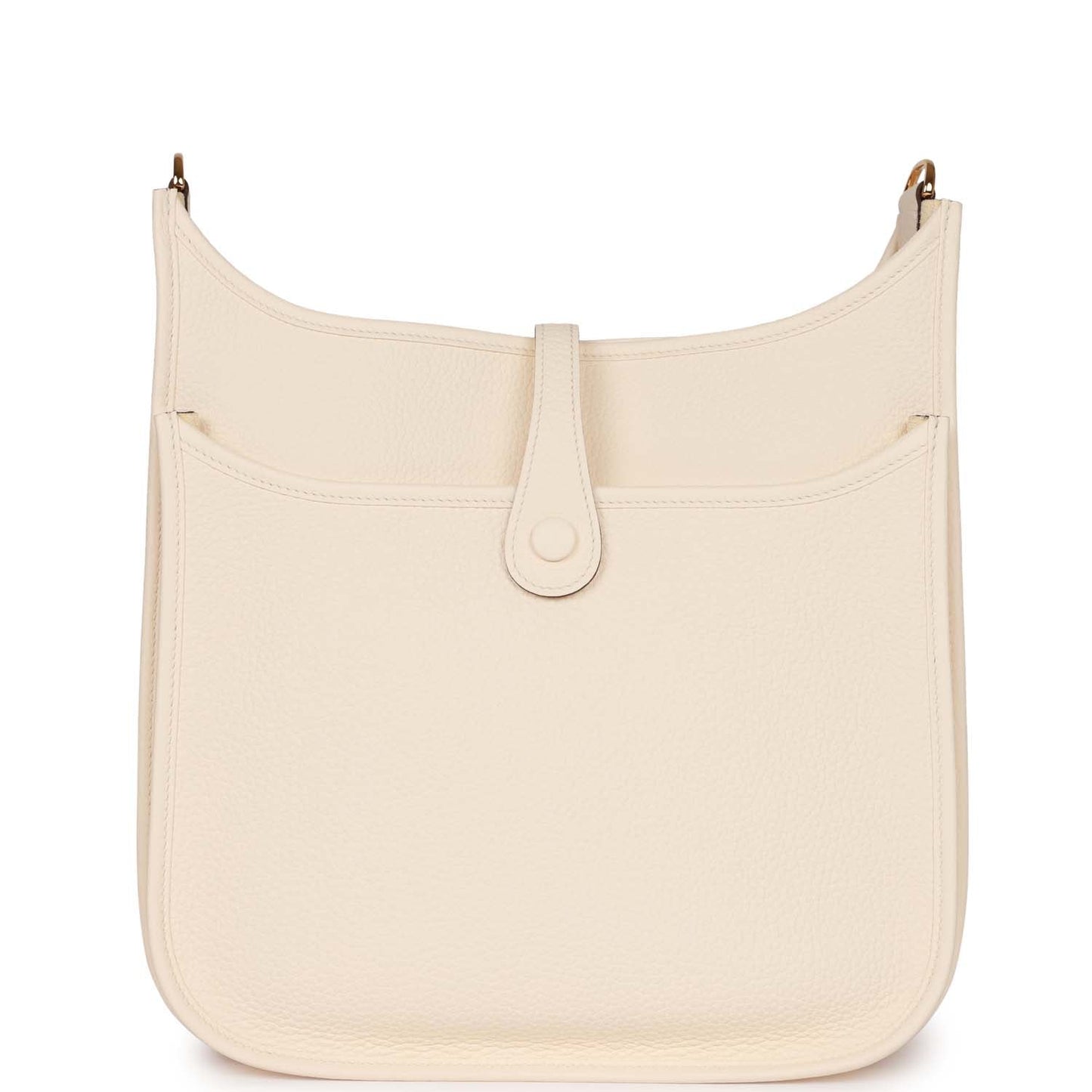 Luxury Hermes Evelyne III PM Nata Clemence Gold Hardware
