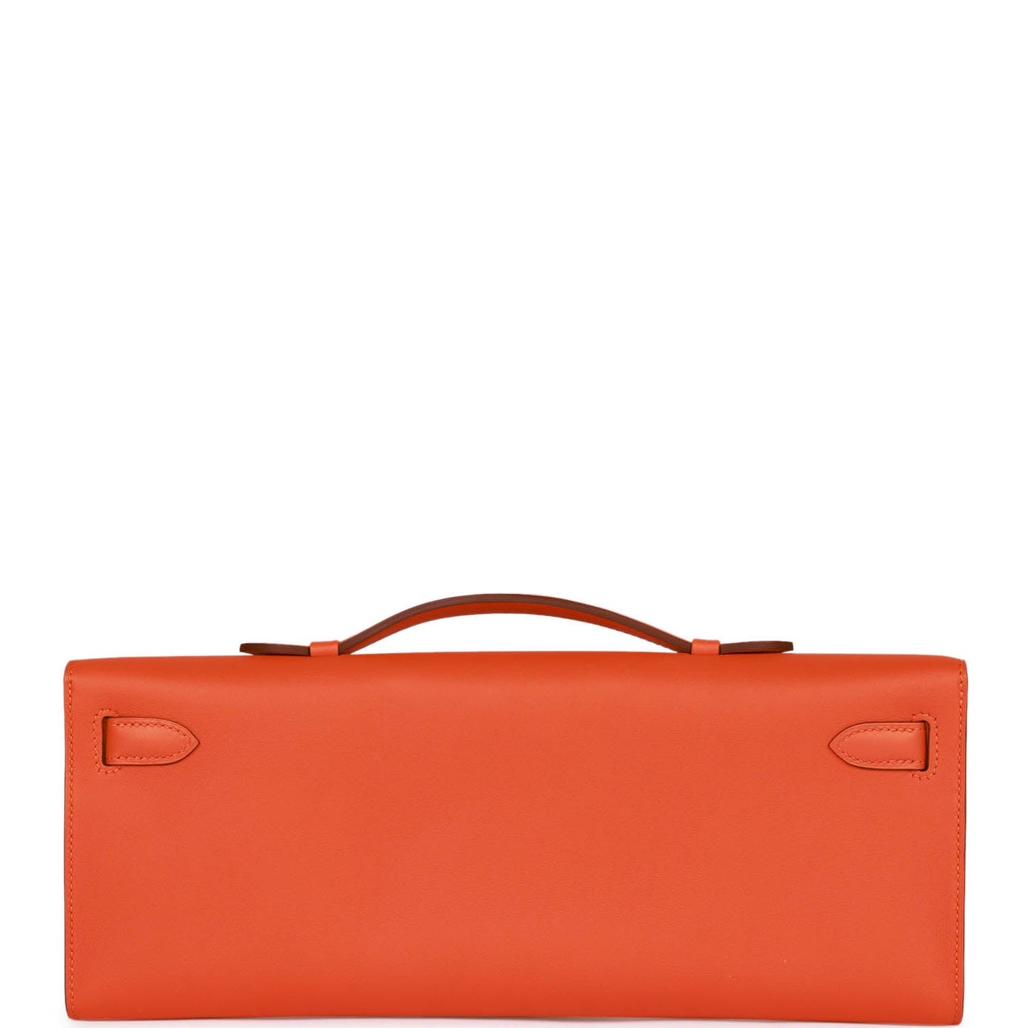 Luxury Hermes Kelly Cut Orange Swift Gold Hardware