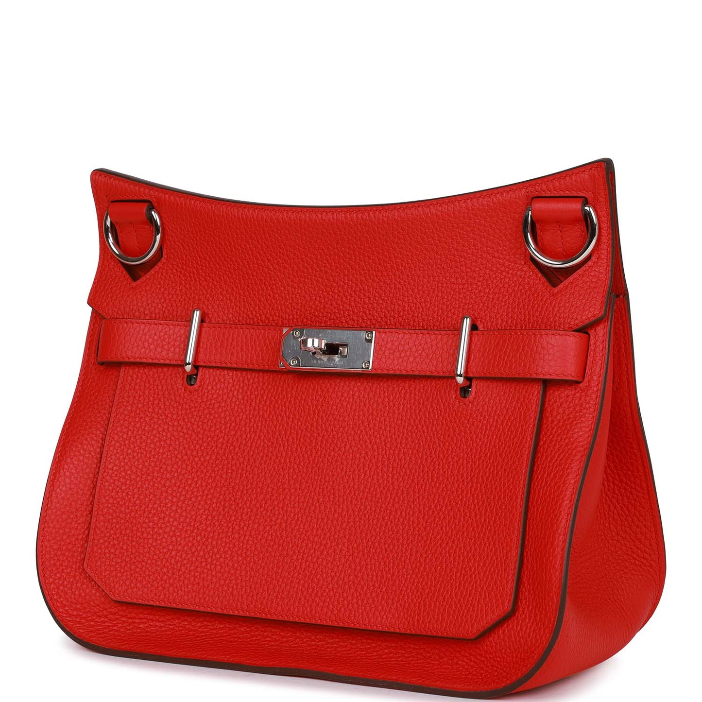 Luxury Hermes Jypsiere 28 Rouge De Coeur Clemence Palladium Hardware
