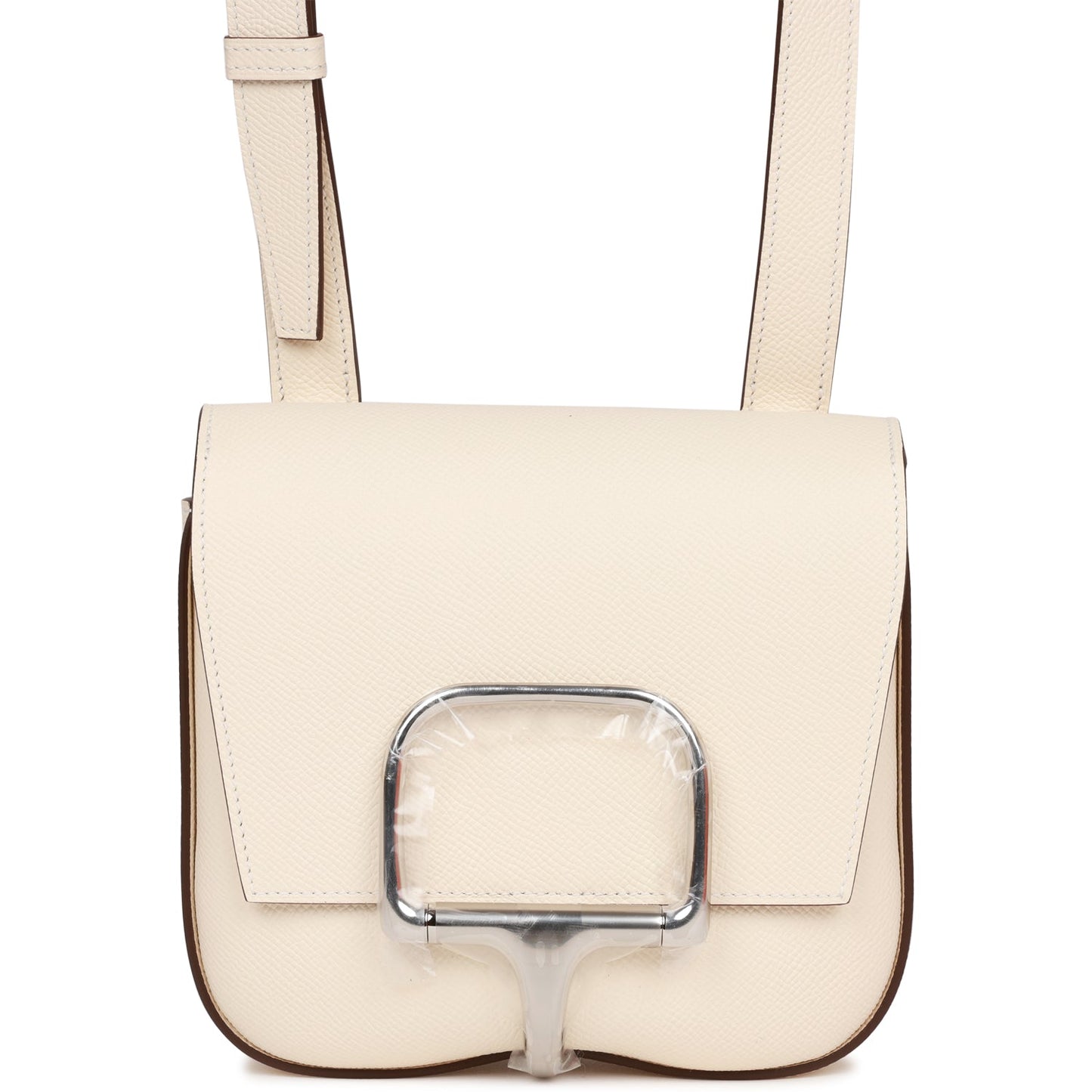 Luxury Hermes Mini Della Cavallera Nata Epsom Palladium Hardware
