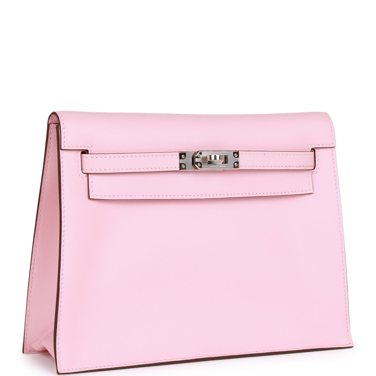 Luxury Hermes Kelly Danse Rose Sakura Swift Palladium Hardware
