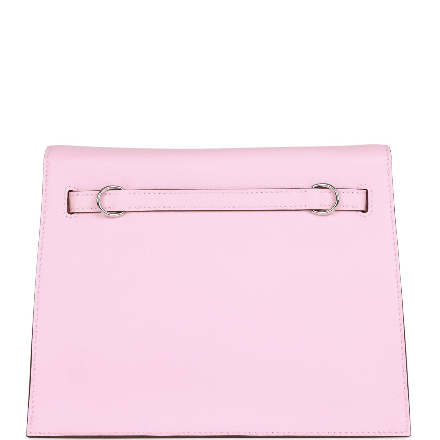 Luxury Hermes Kelly Danse Rose Sakura Swift Palladium Hardware