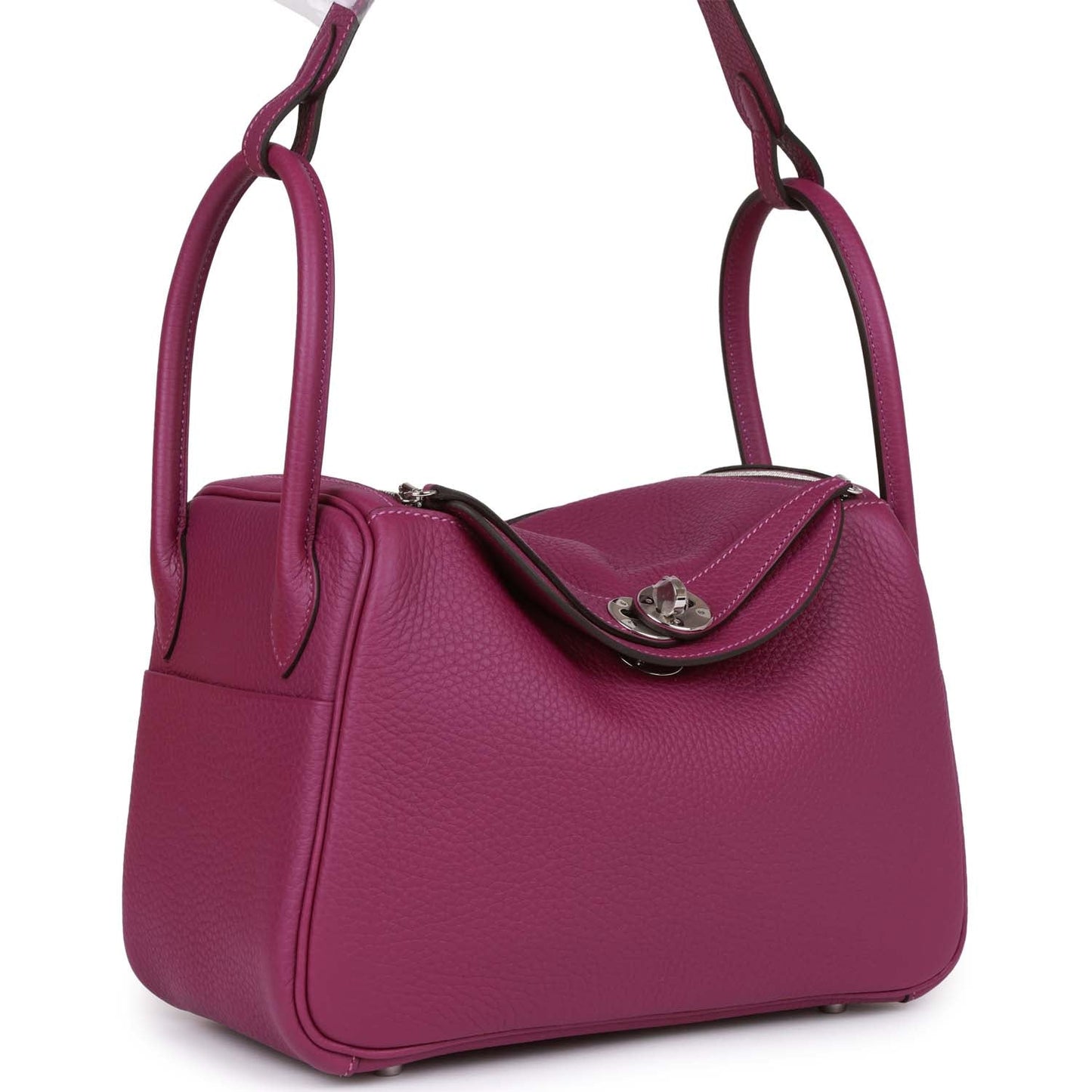 Luxury Hermes Lindy 26 Anenome Clemence Palladium Hardware