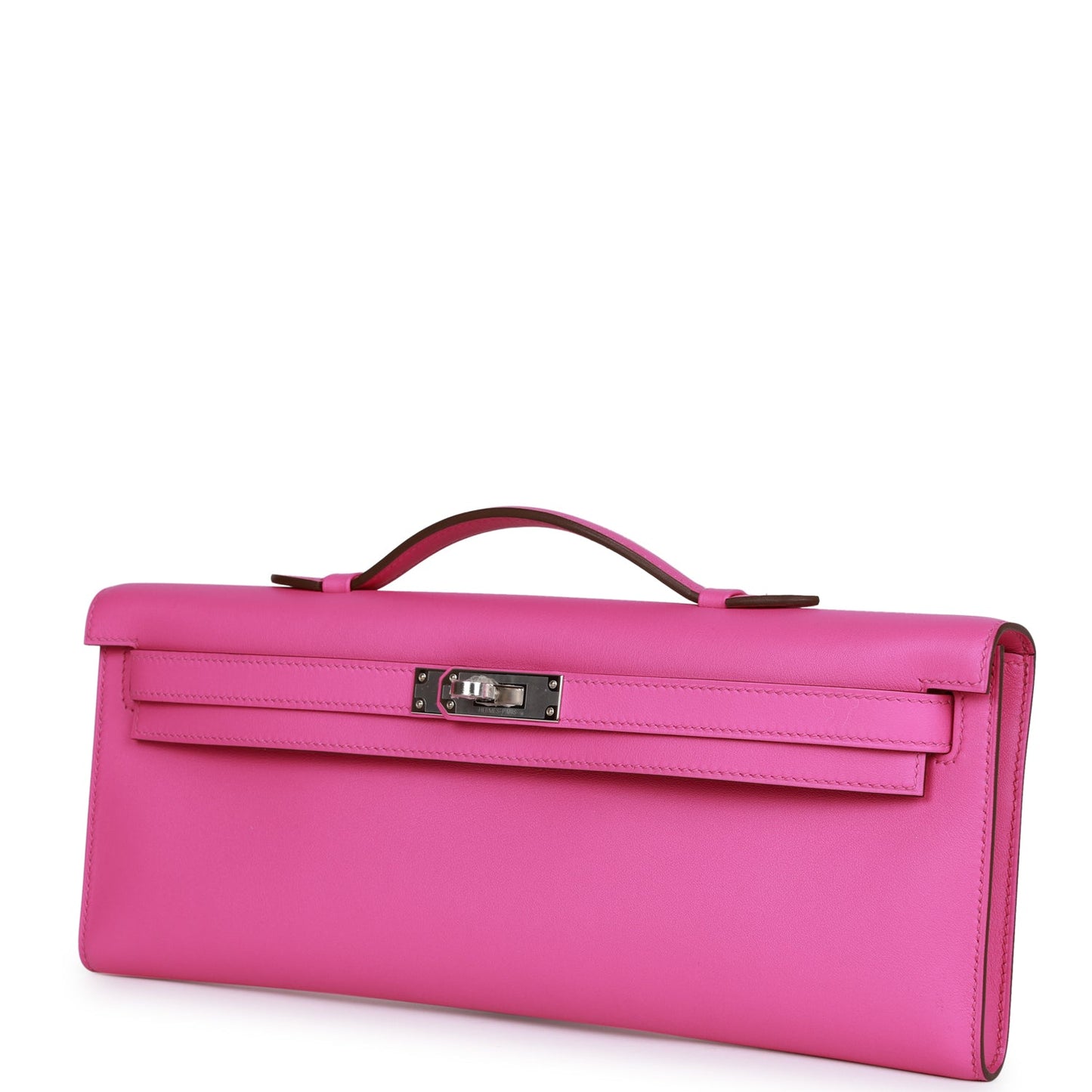 Luxury Hermes Kelly Cut Magnolia Swift Palladium Hardware