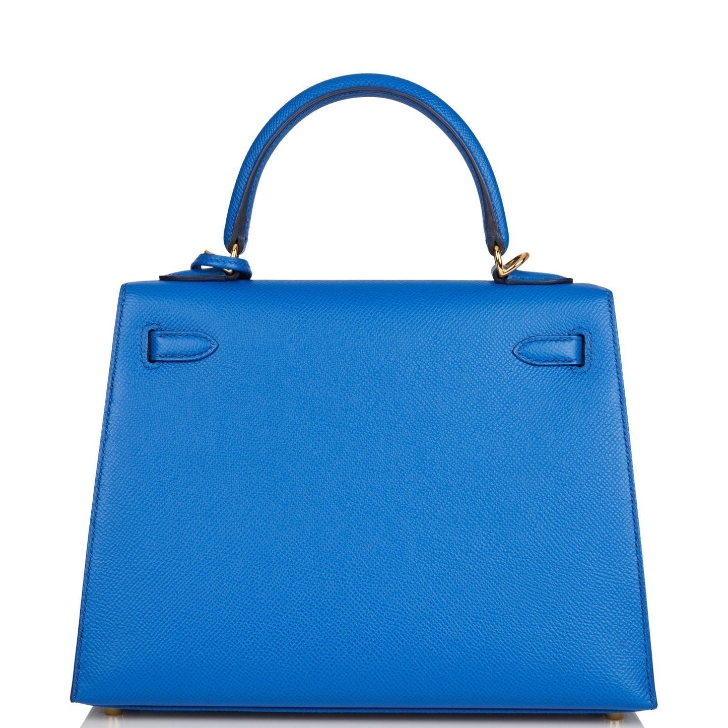 Hermes Kelly 25 Sellier Bleu France Epsom Gold Hardware