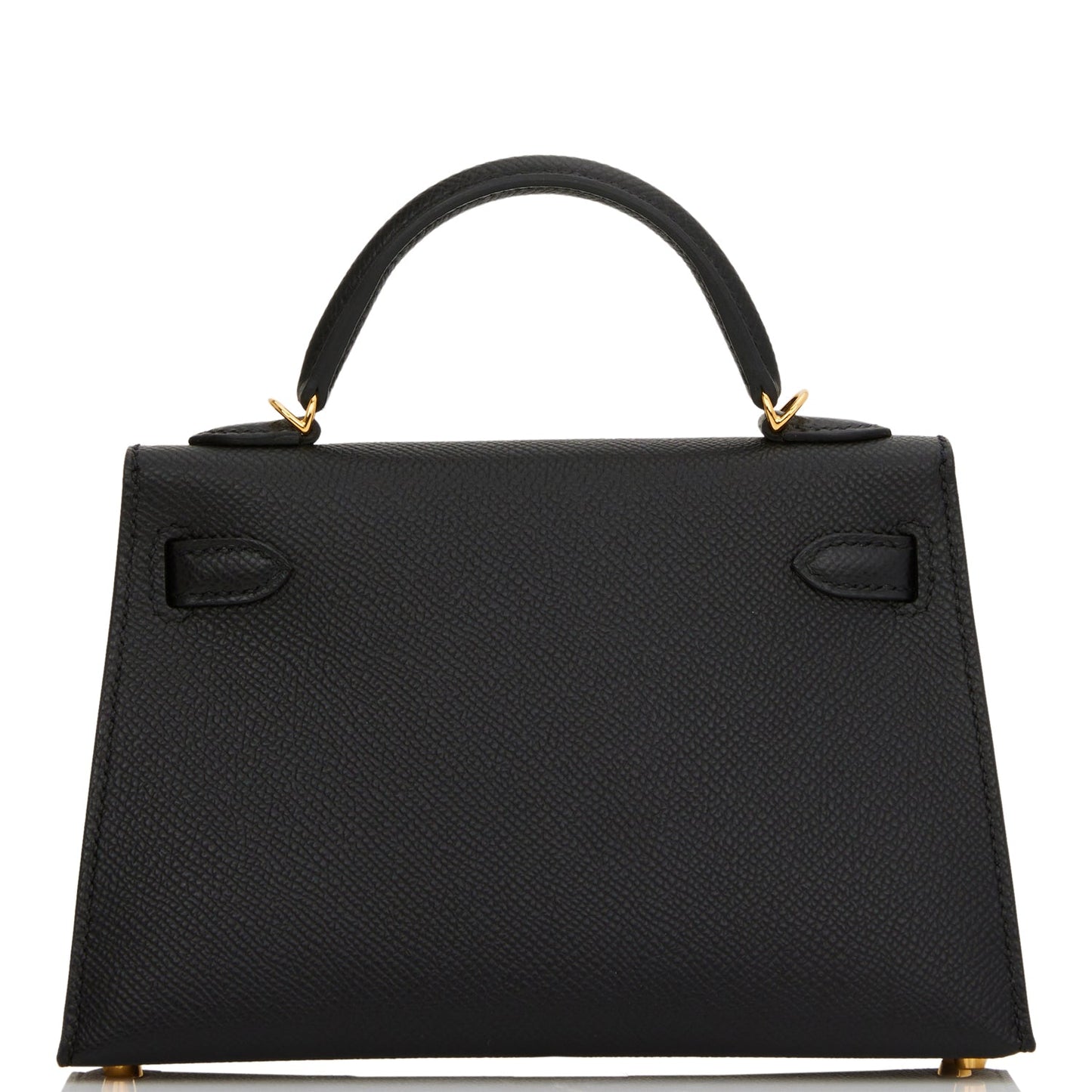 Hermes Kelly 20 Sellier Black Epsom Gold Hardware