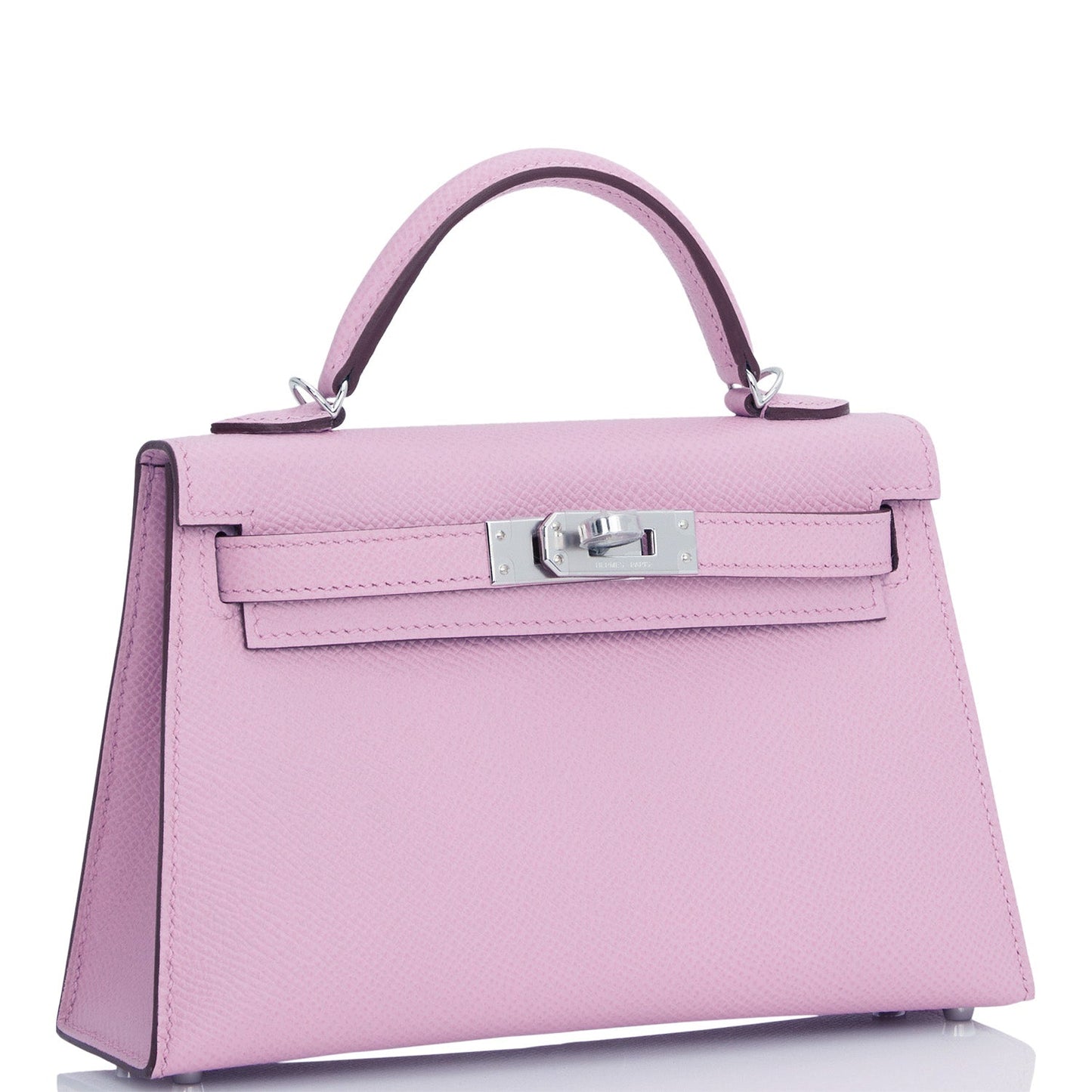 Hermes Kelly 20 Sellier Mauve Sylvestre Epsom Palladium Hardware