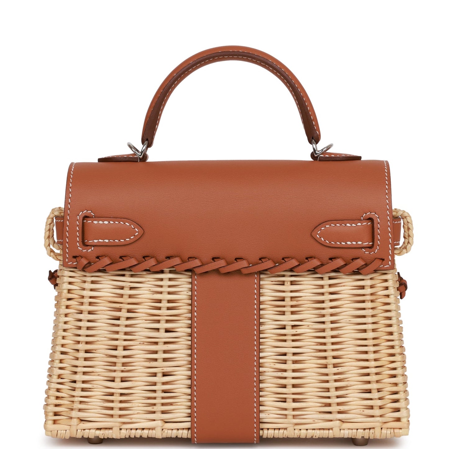 Top Quality Luxury Hermes Mini Picnic Kelly 20 Gold Swift Palladium Hardware