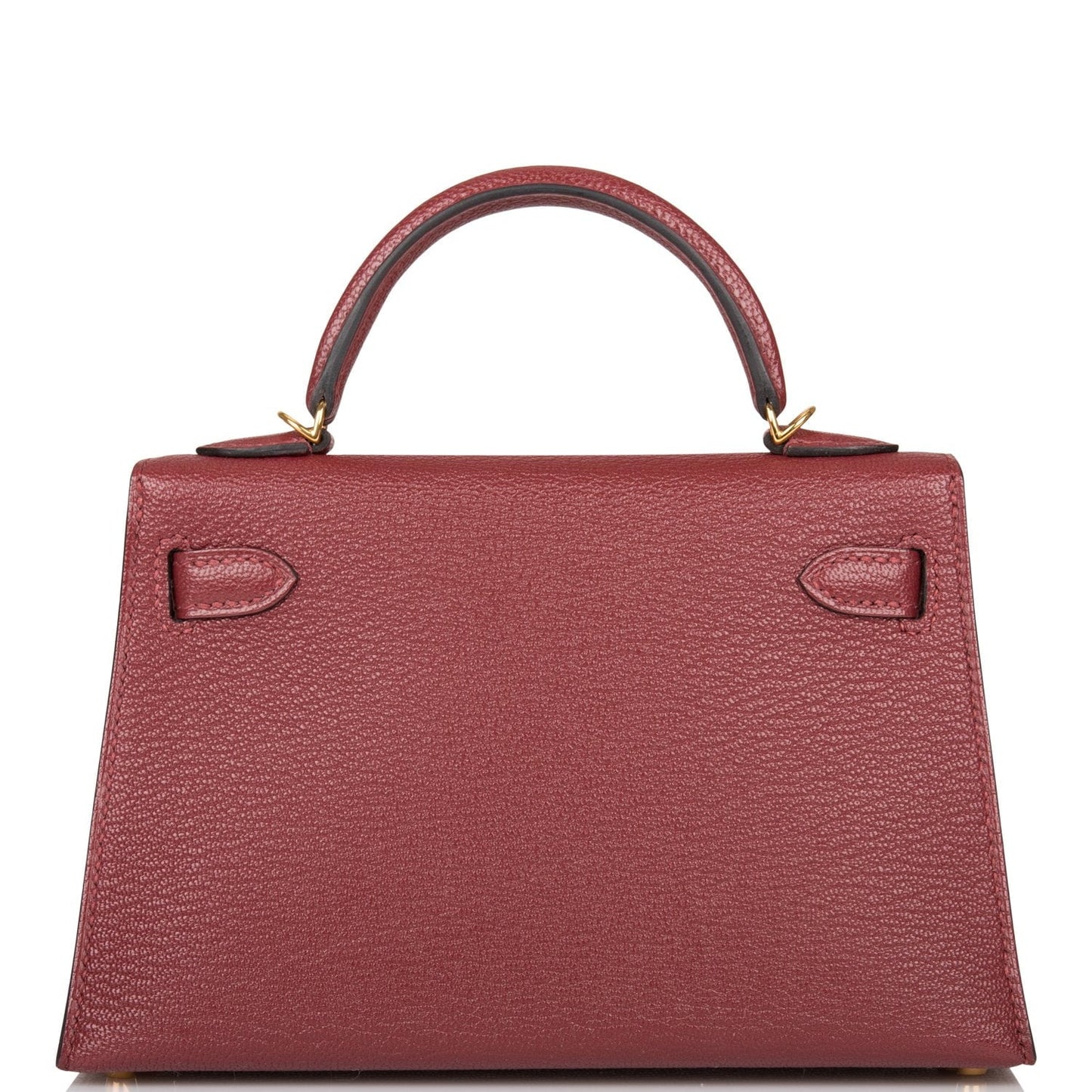 Hermes Kelly 20 Sellier Rouge H Chevre Gold Hardware