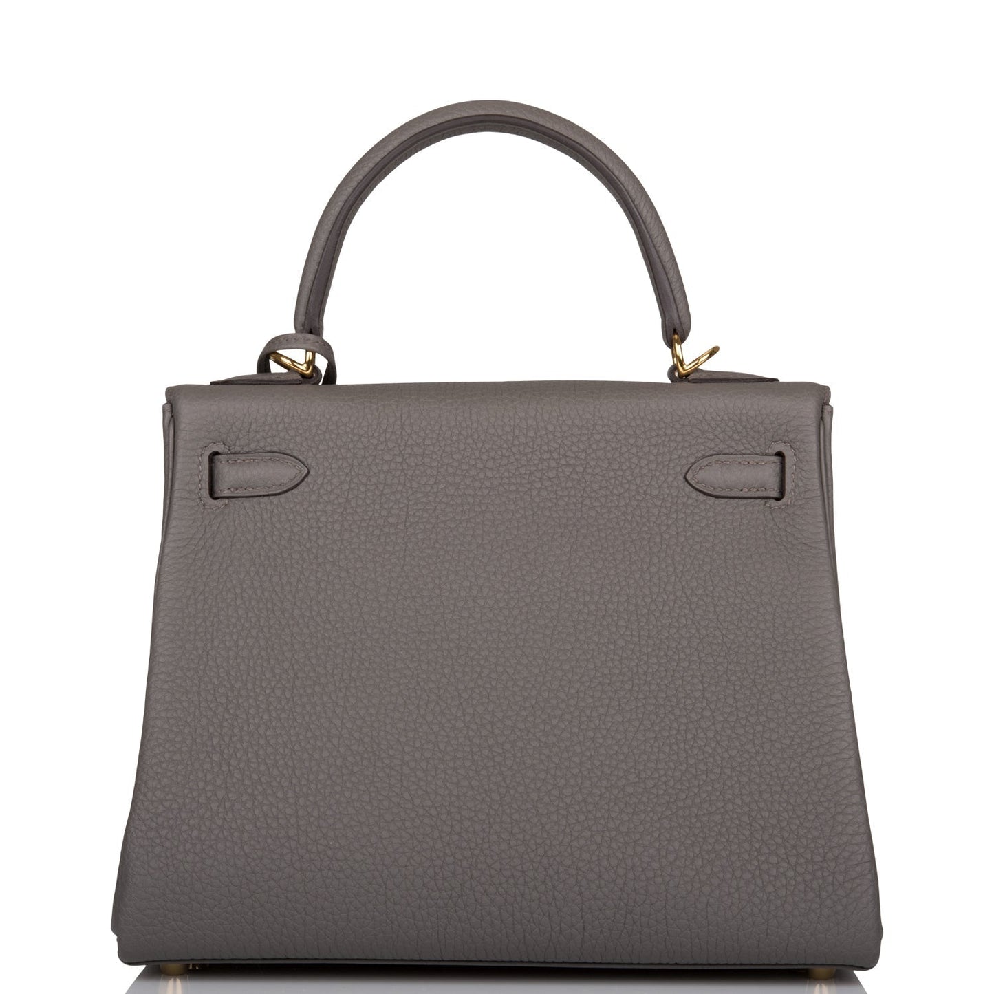 Hermes Kelly 25 Retourne Etain Togo Gold Hardware