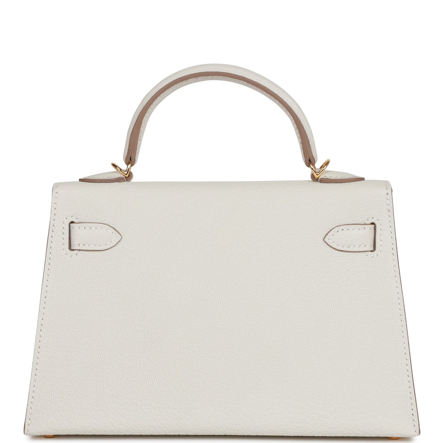 Hermes Kelly 20 Sellier Mushroom Chèvre Gold Hardware