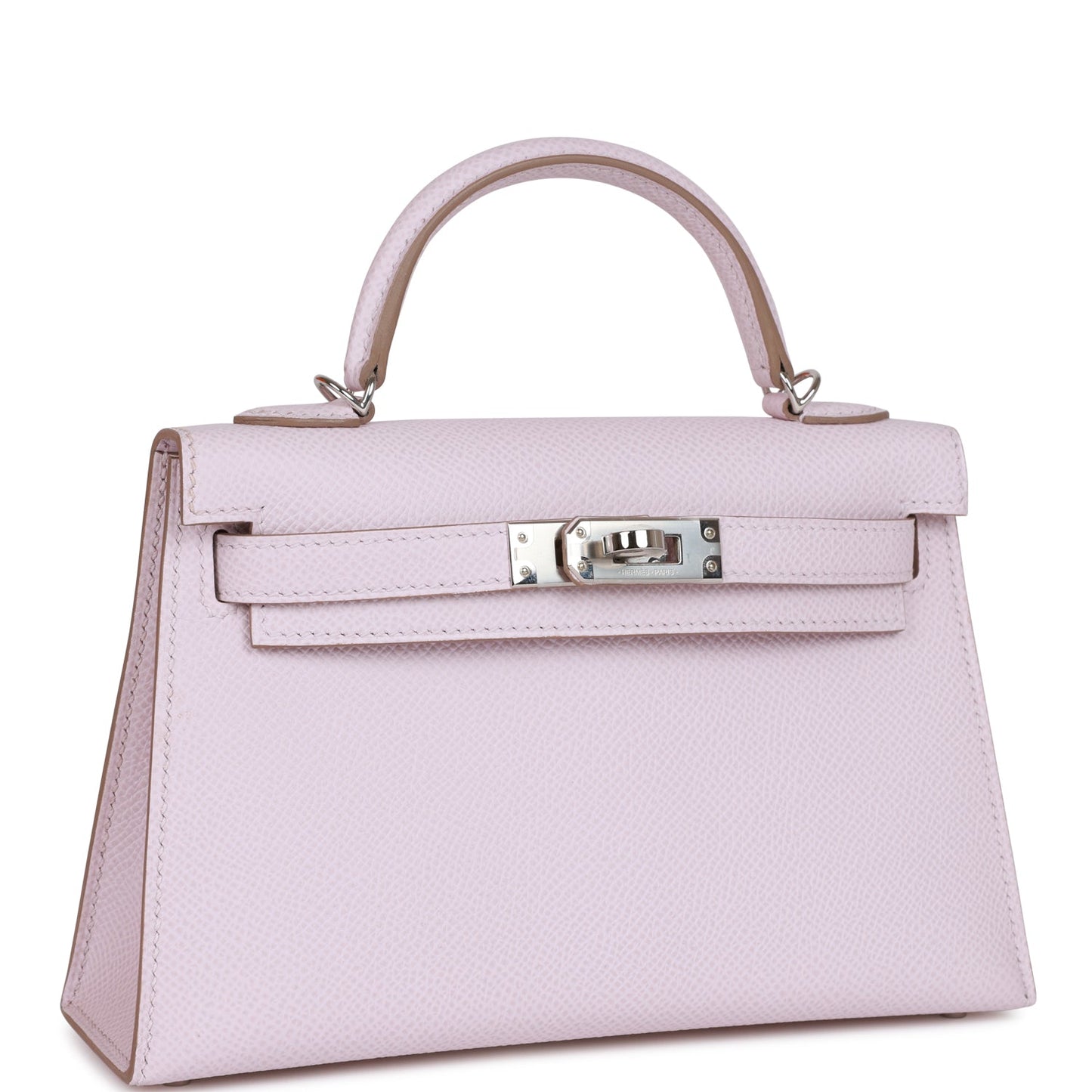 Hermes Kelly 20 Sellier Mauve Pale Epsom Palladium Hardware