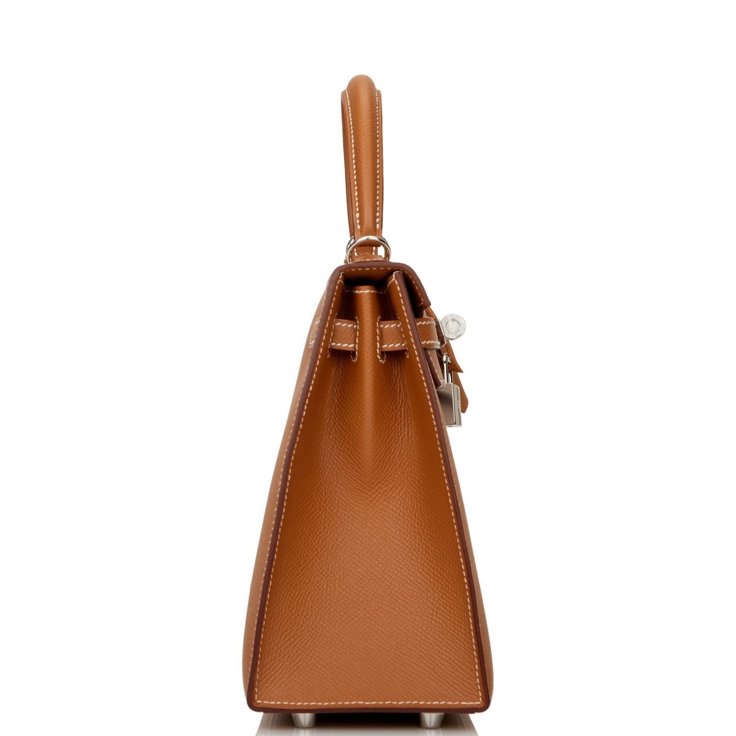 Hermes Kelly 25 Sellier Gold Epsom Palladium Hardware