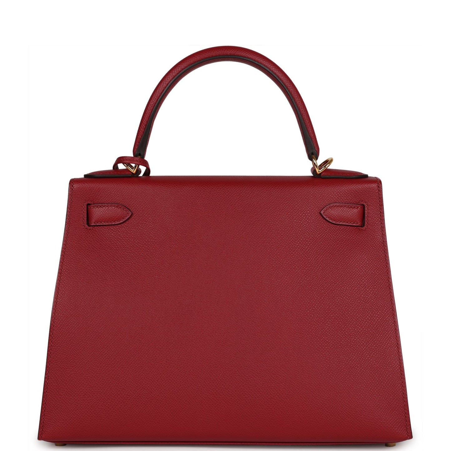 Luxury Hermes Kelly Sellier 28 Rouge Grenat Epsom Gold Hardware