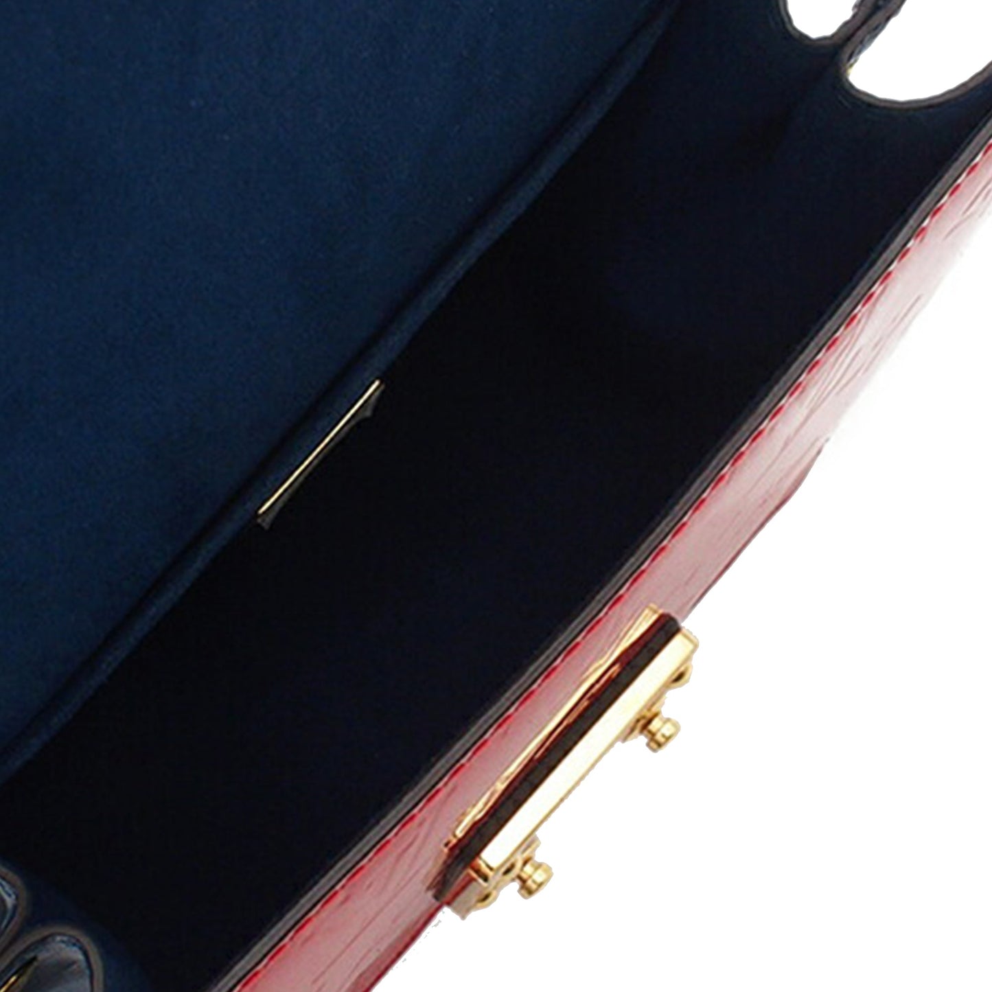 Red Louis Vuitton Monogram Vernis Spring Street Satchel