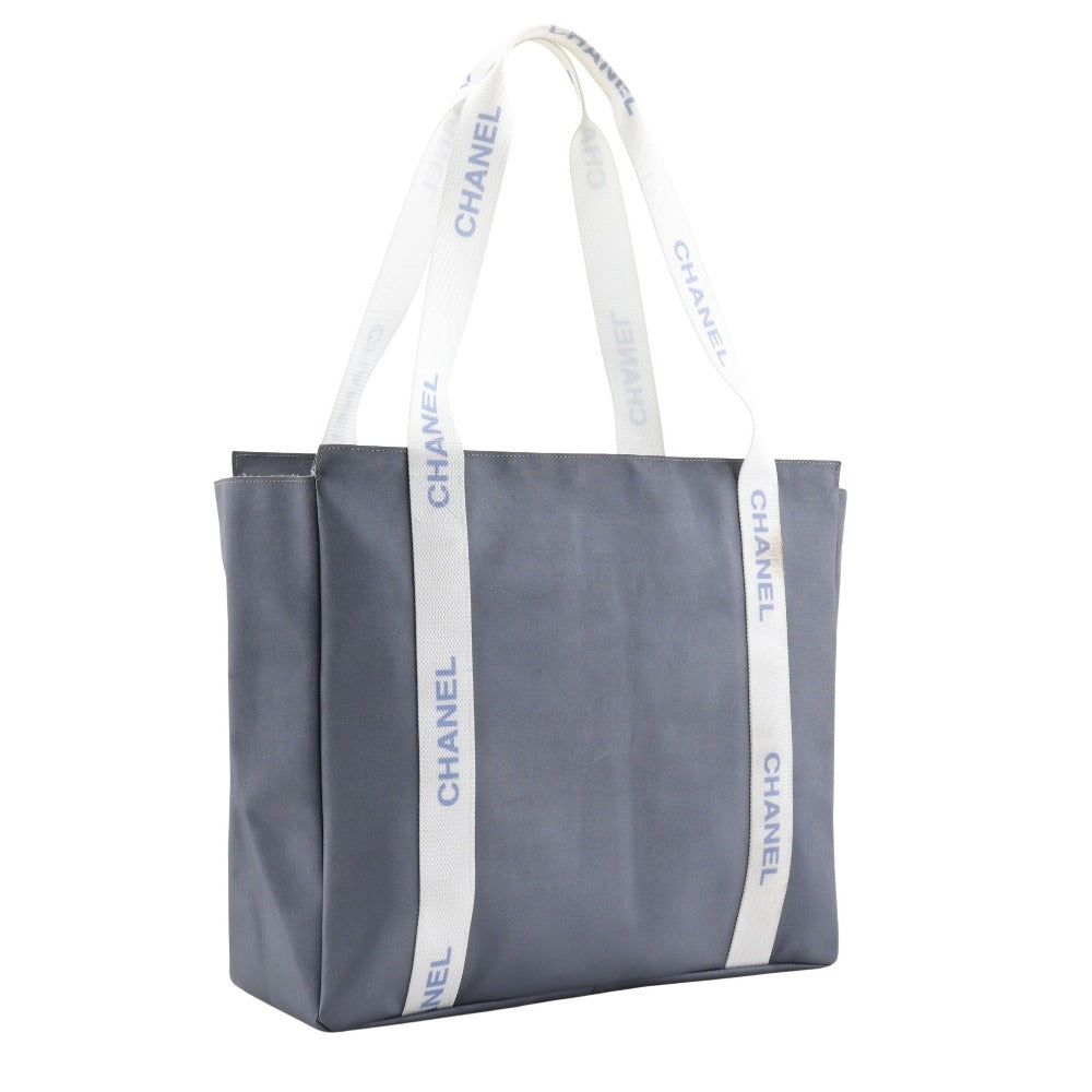 Chanel Nylon Logo Tote Bag Classic Flap