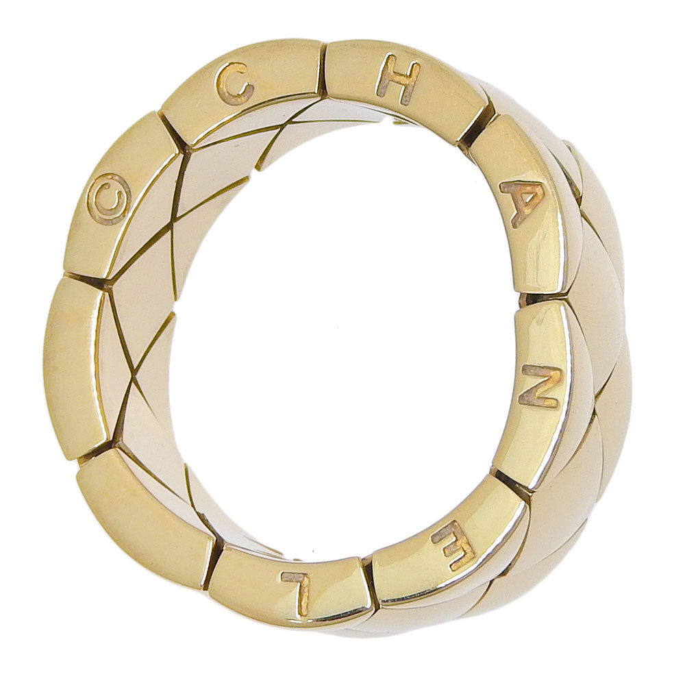 CHANEL Ring K18 yellow gold gold Matrasse Women 54