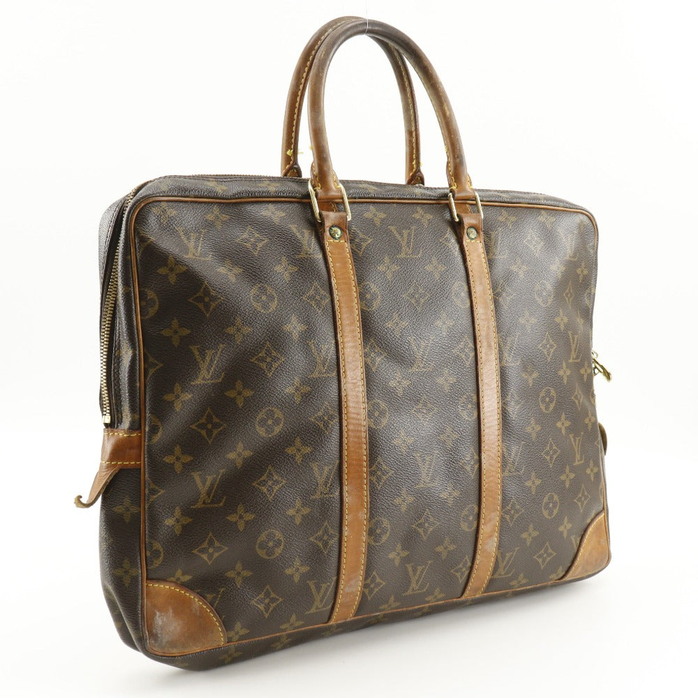 LOUIS VUITTON Business bag M53361 Monogram canvas Brown Briefcase Porto Documan Voyajaj mens