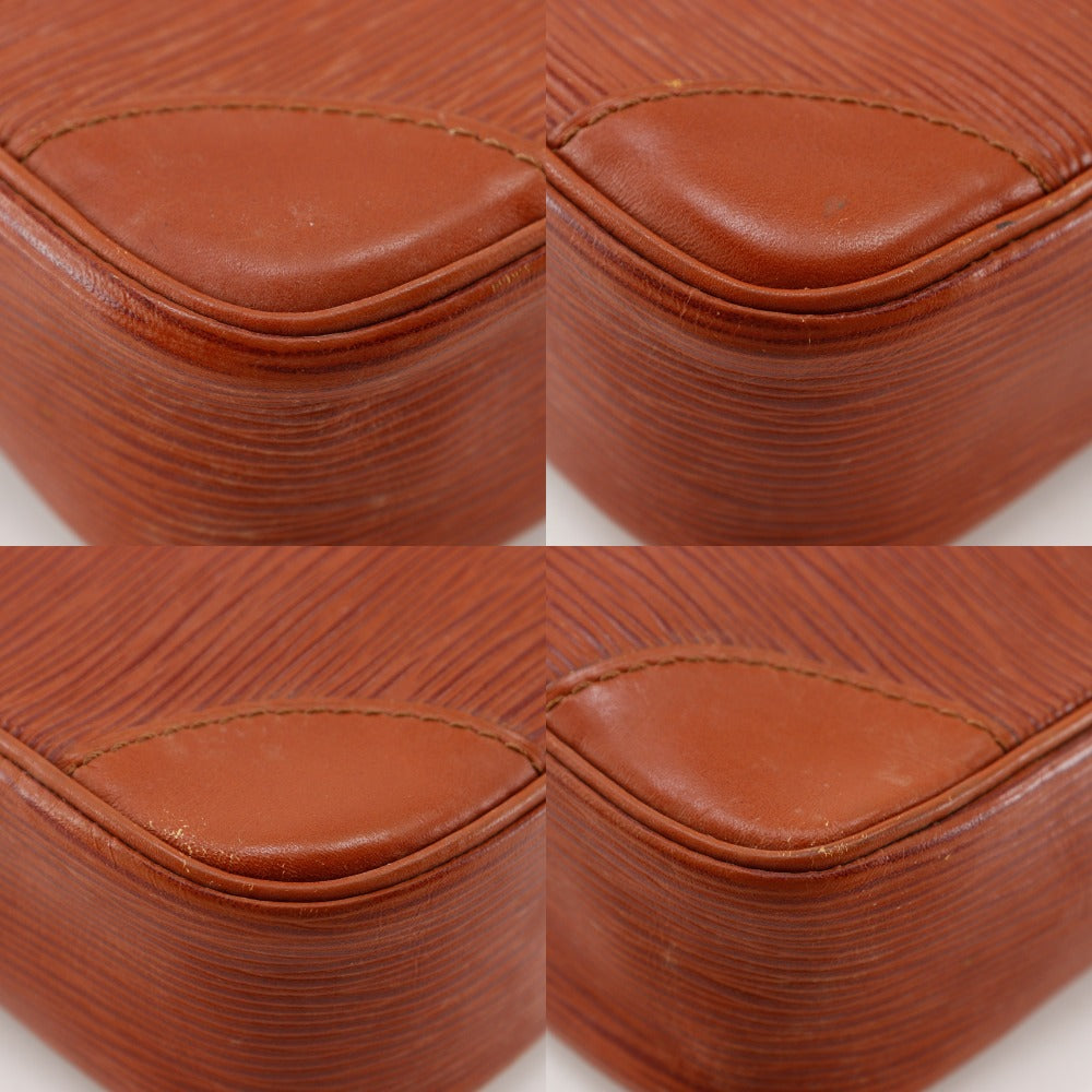 LOUIS VUITTON Shoulder Bag Epi Leather Brown vintage Danube unisex(Unisex)