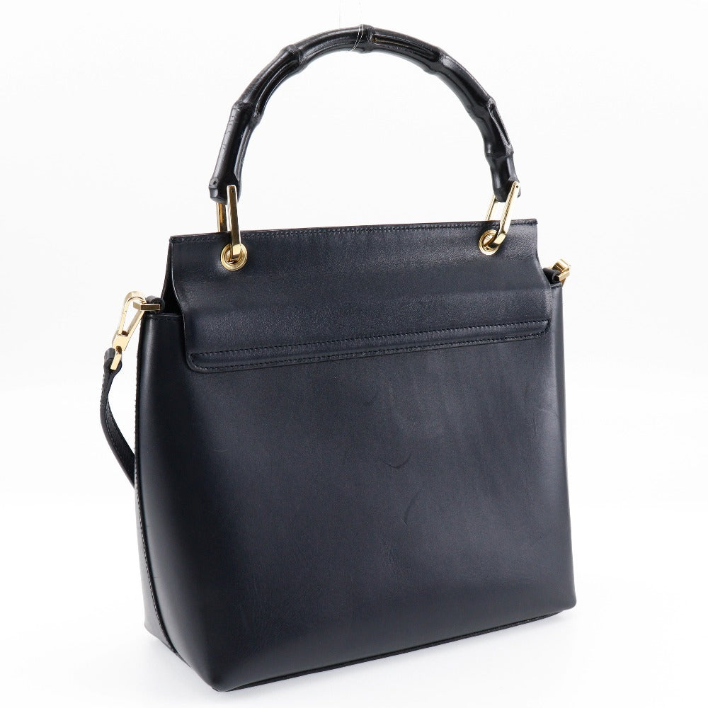 GUCCI Shoulder Bag 001.1887 Calfskin, Bamboo black Women