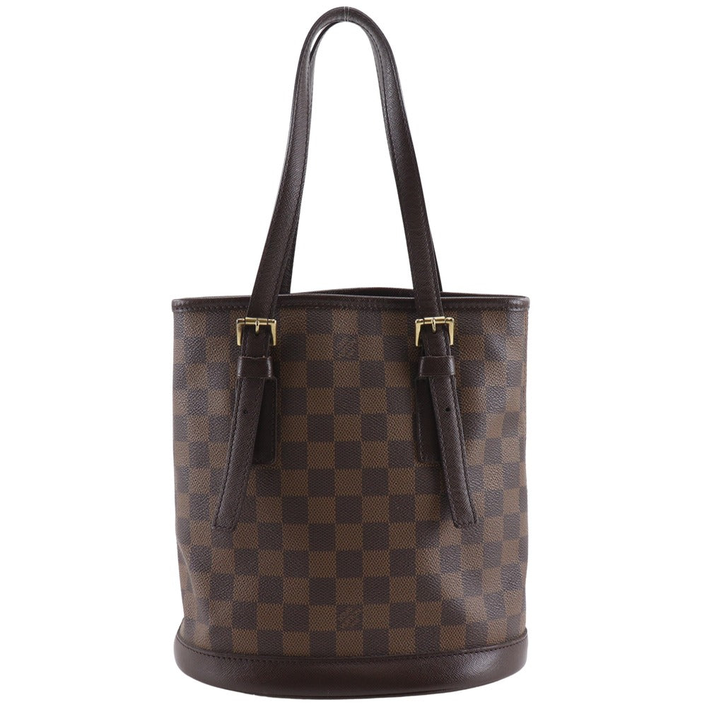 LOUIS VUITTON Tote Bag N42240 Damier canvas Brown Shoulder Bag Mare Bucket Women