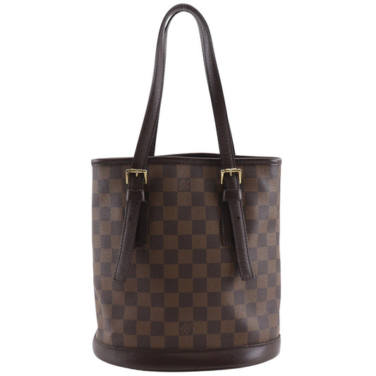 LOUIS VUITTON Tote Bag N42240 Damier canvas Brown Shoulder Bag Mare Bucket Women
