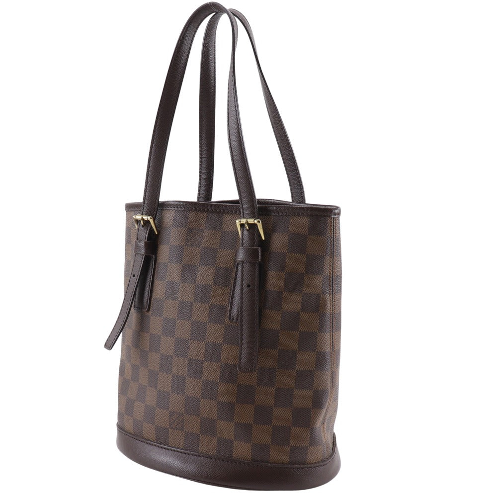 LOUIS VUITTON Tote Bag N42240 Damier canvas Brown Shoulder Bag Mare Bucket Women