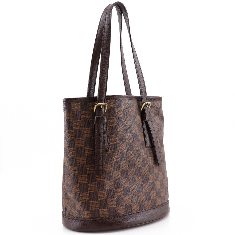 LOUIS VUITTON Tote Bag N42240 Damier canvas Brown Shoulder Bag Mare Bucket Women