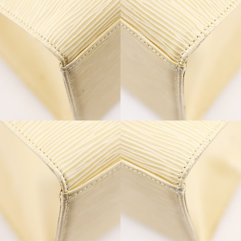 LOUIS VUITTON Tote Bag M5249A Epi Leather cream Croisette PM Women