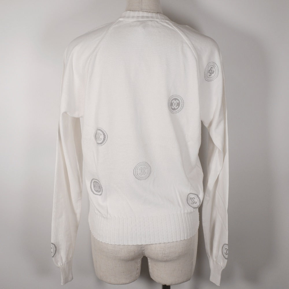 Chanel Cotton Coco Mark Sweater Classic Flap Tote