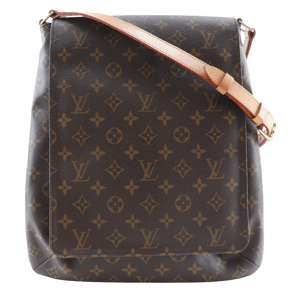 LOUIS VUITTON Shoulder Bag Monogram canvas Brown Musette Women