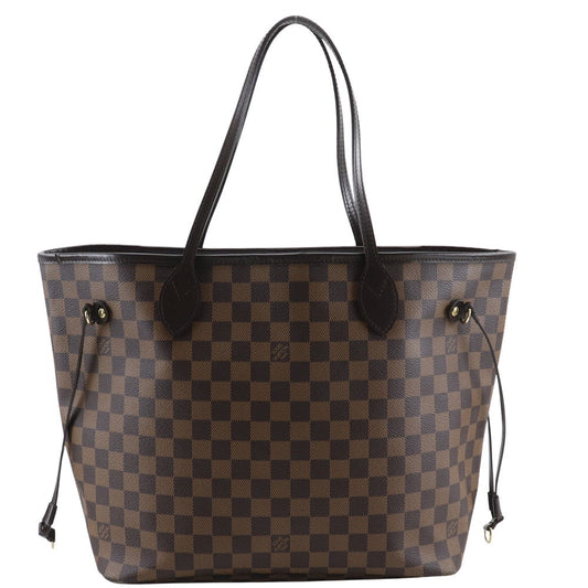 LOUIS VUITTON Tote Bag N51105 Damier canvas Brown Neverfull MM
