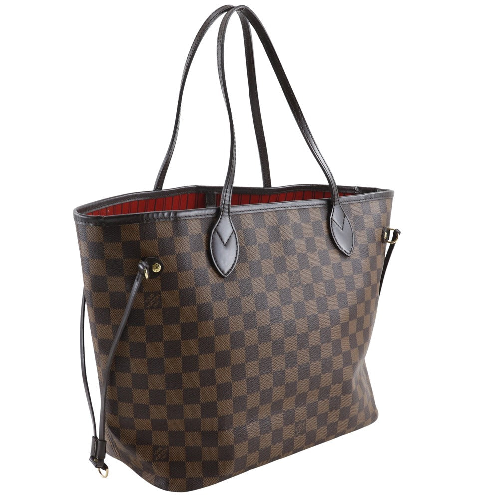 LOUIS VUITTON Tote Bag N51105 Damier canvas Brown Neverfull MM