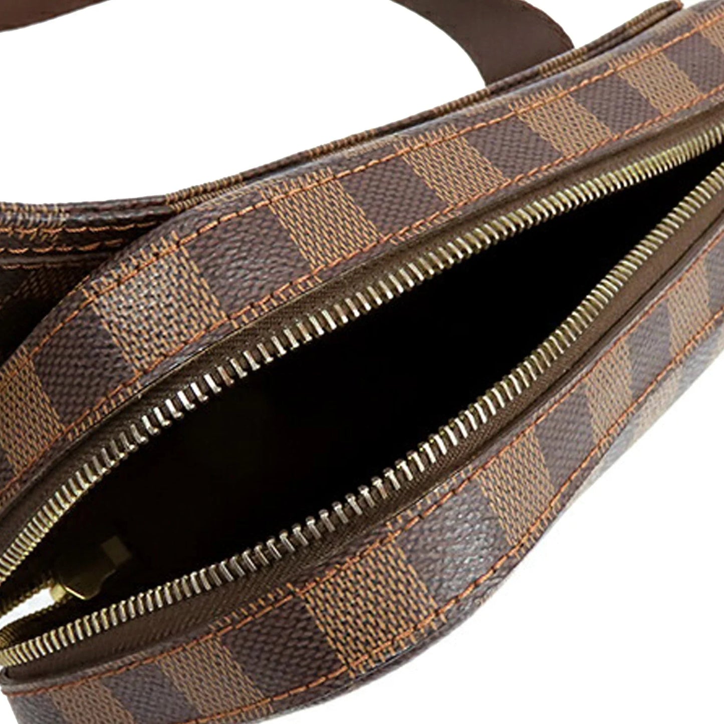 Brown Louis Vuitton Damier Ebene Geronimos Crossbody Bag