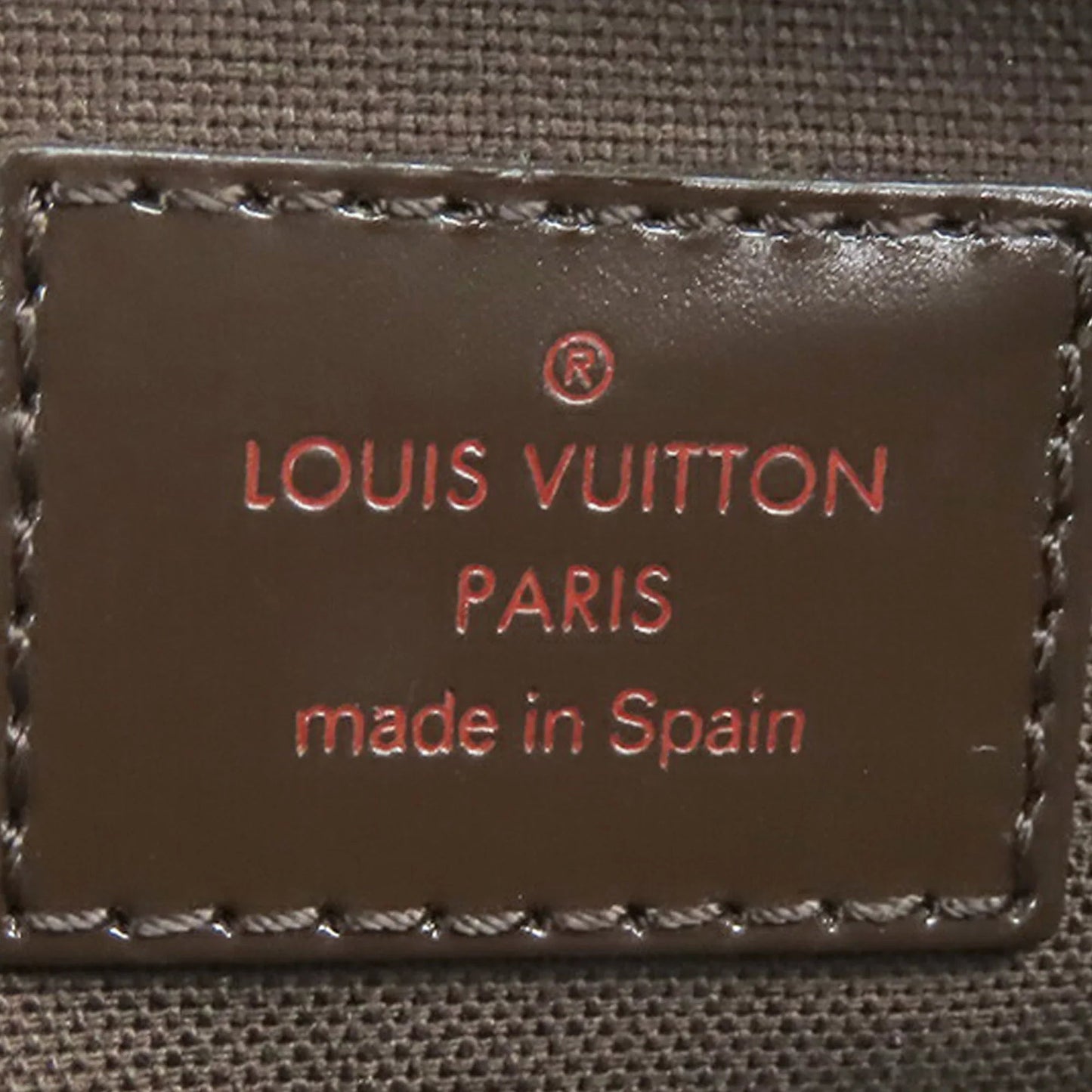 Brown Louis Vuitton Damier Ebene Geronimos Crossbody Bag