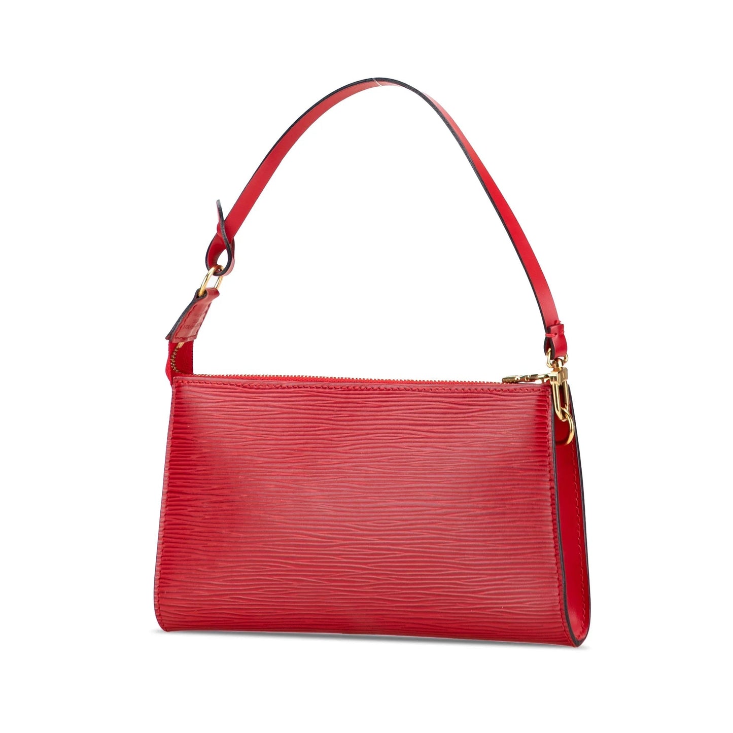 Red Louis Vuitton Epi Pochette Accessoires Shoulder Bag