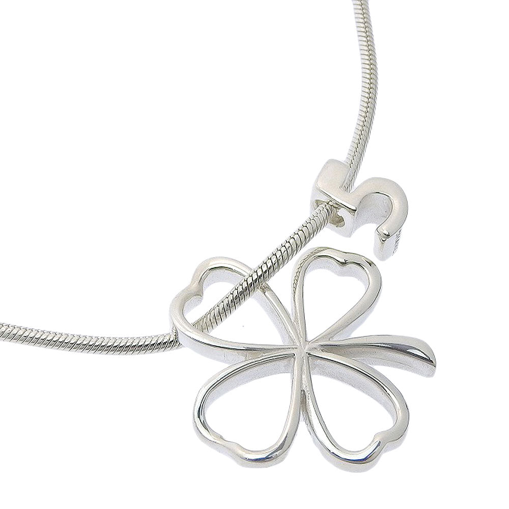 CHANEL Necklace Silver925 Silver Clover No.5 Icon Women